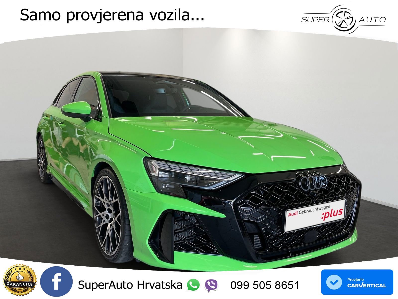 Audi RS3 Sedan 2.5 TFSI (400 KS) quattro S tronic LED+GR SJED+ACC