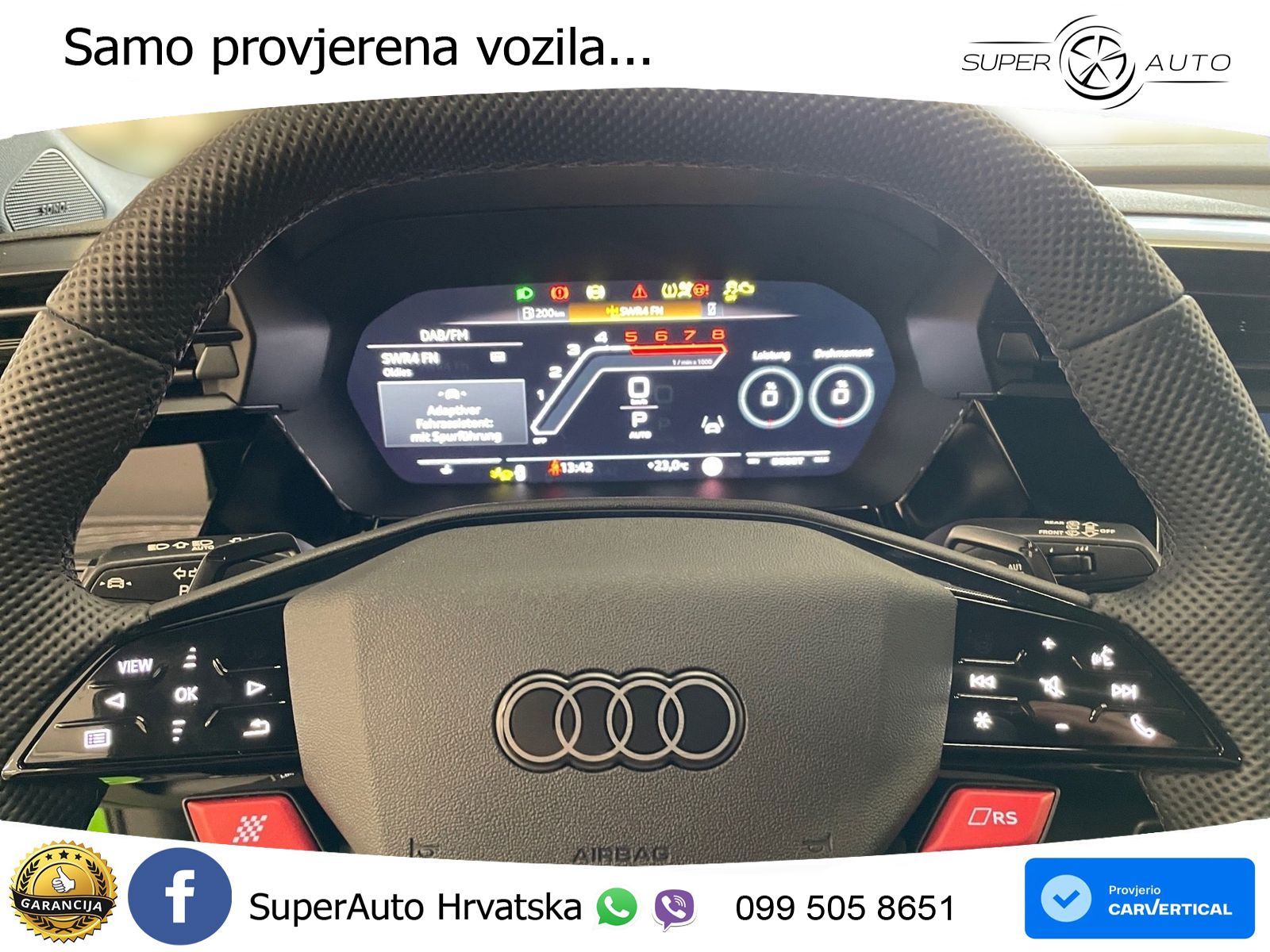 Audi RS3 Sedan 2.5 TFSI (400 KS) quattro S tronic LED+GR SJED+ACC