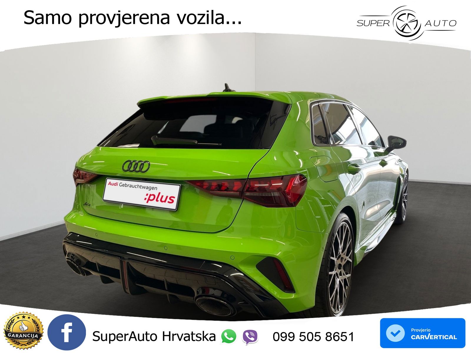 Audi RS3 Sedan 2.5 TFSI (400 KS) quattro S tronic LED+GR SJED+ACC