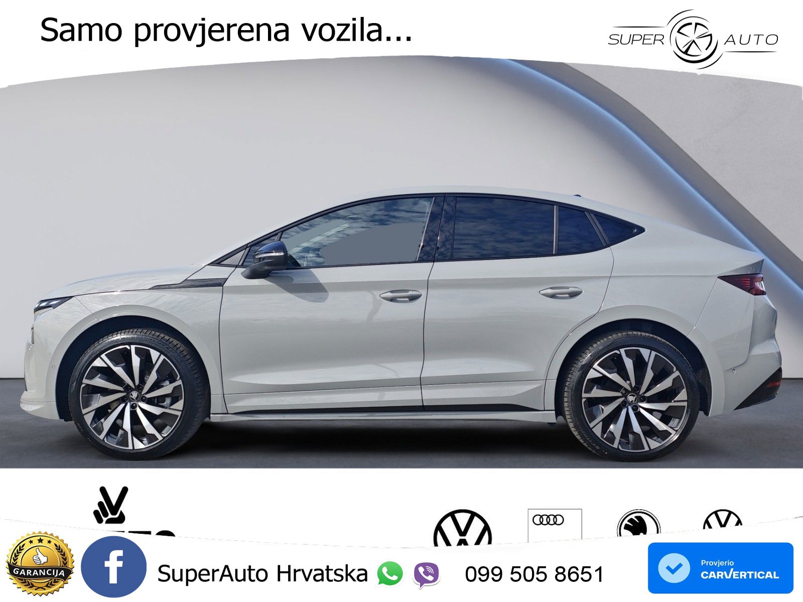 Škoda Enyaq Coupe iV 85 82 kWh (286 KS) SportLine LED+GR SJED+ACC