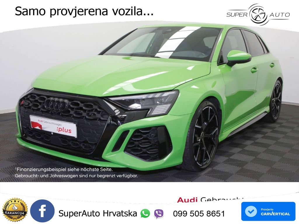 Audi RS3 Sportback 2.5 TFSI (400 KS) quattro S tronic LED+GR SJED+ACC