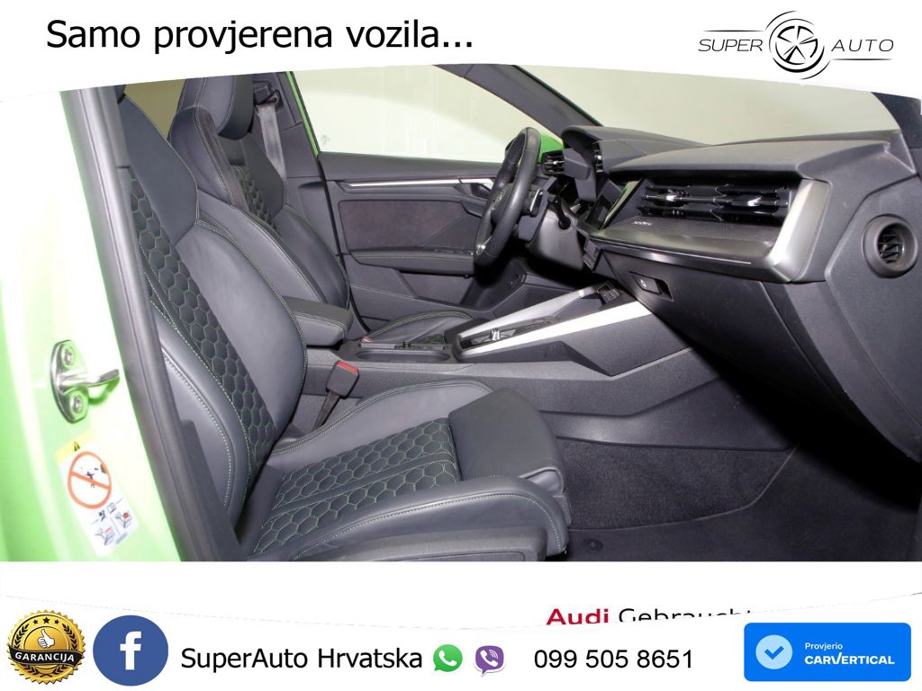 Audi RS3 Sportback 2.5 TFSI (400 KS) quattro S tronic LED+GR SJED+ACC