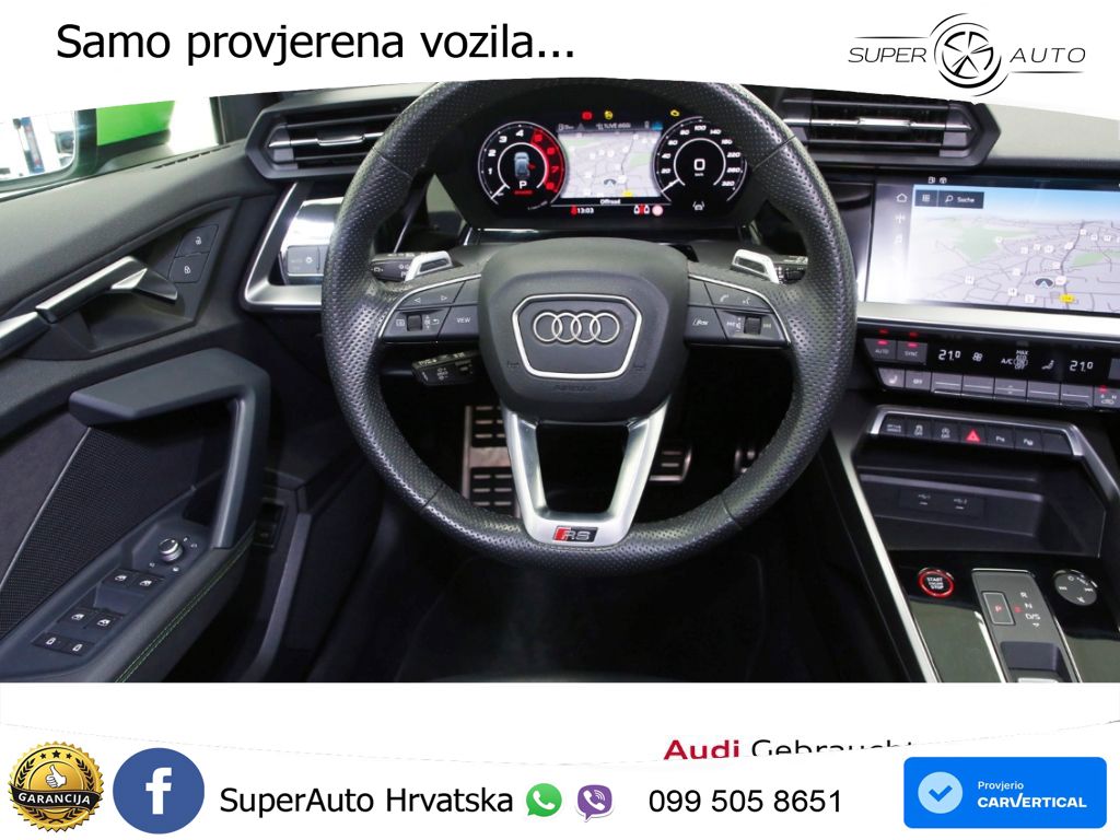 Audi RS3 Sportback 2.5 TFSI (400 KS) quattro S tronic LED+GR SJED+ACC