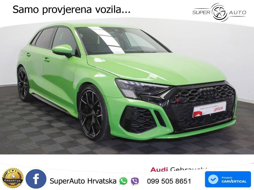 Audi RS3 Sportback 2.5 TFSI (400 KS) quattro S tronic LED+GR SJED+ACC