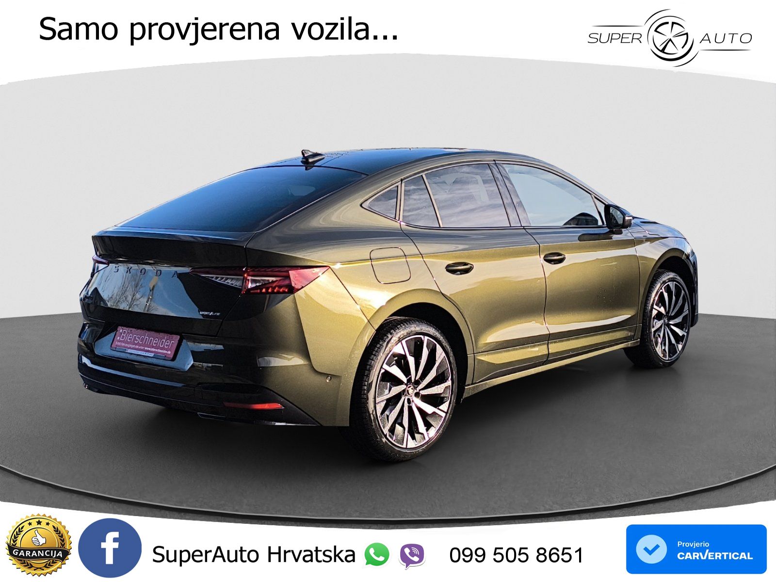 Škoda Enyaq Coupe 85x 82 kWh (286 KS) AWD SportLine LED+GR SJED+ACC