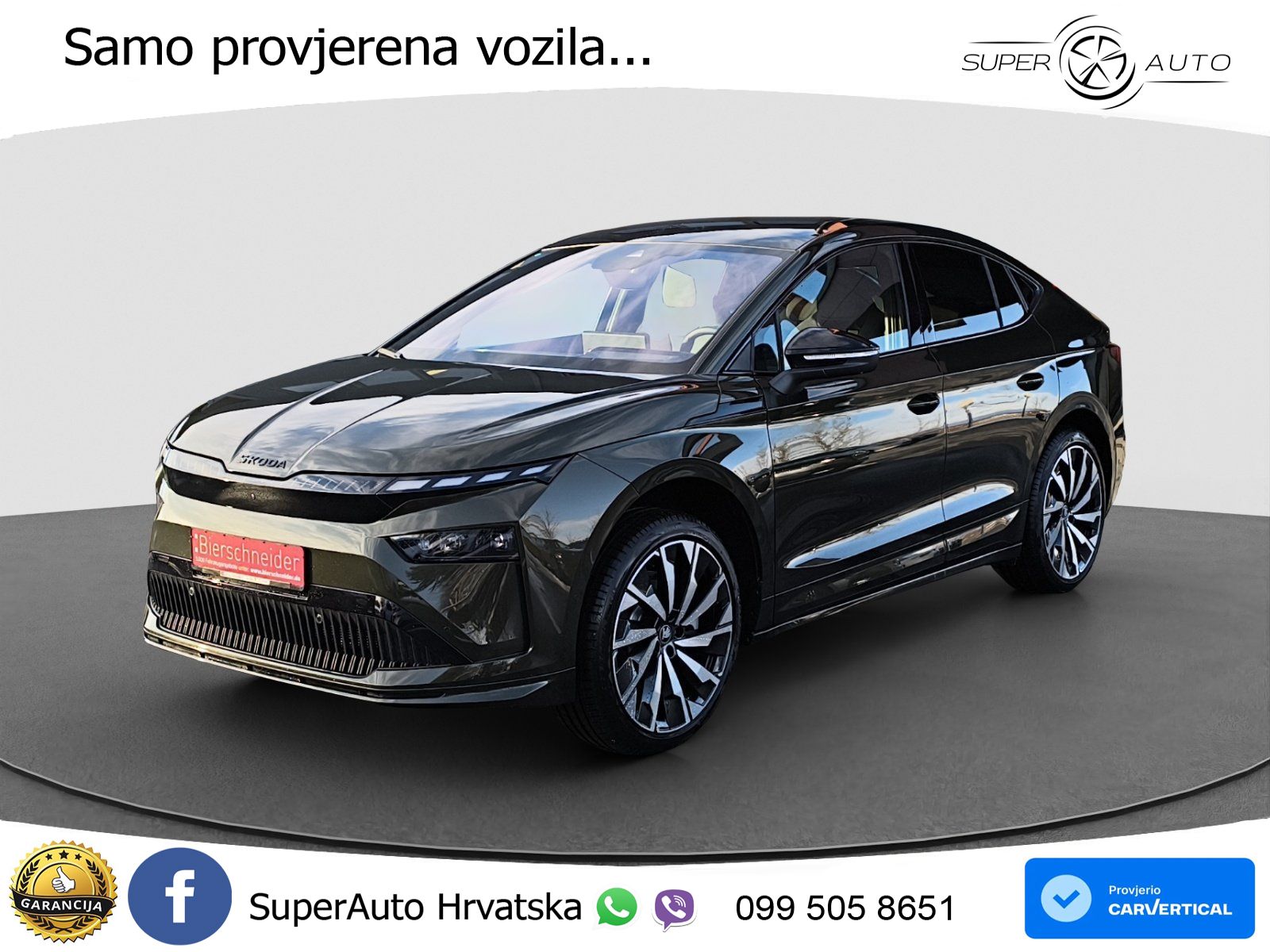 Škoda Enyaq Coupe 85x 82 kWh (286 KS) AWD SportLine LED+GR SJED+ACC