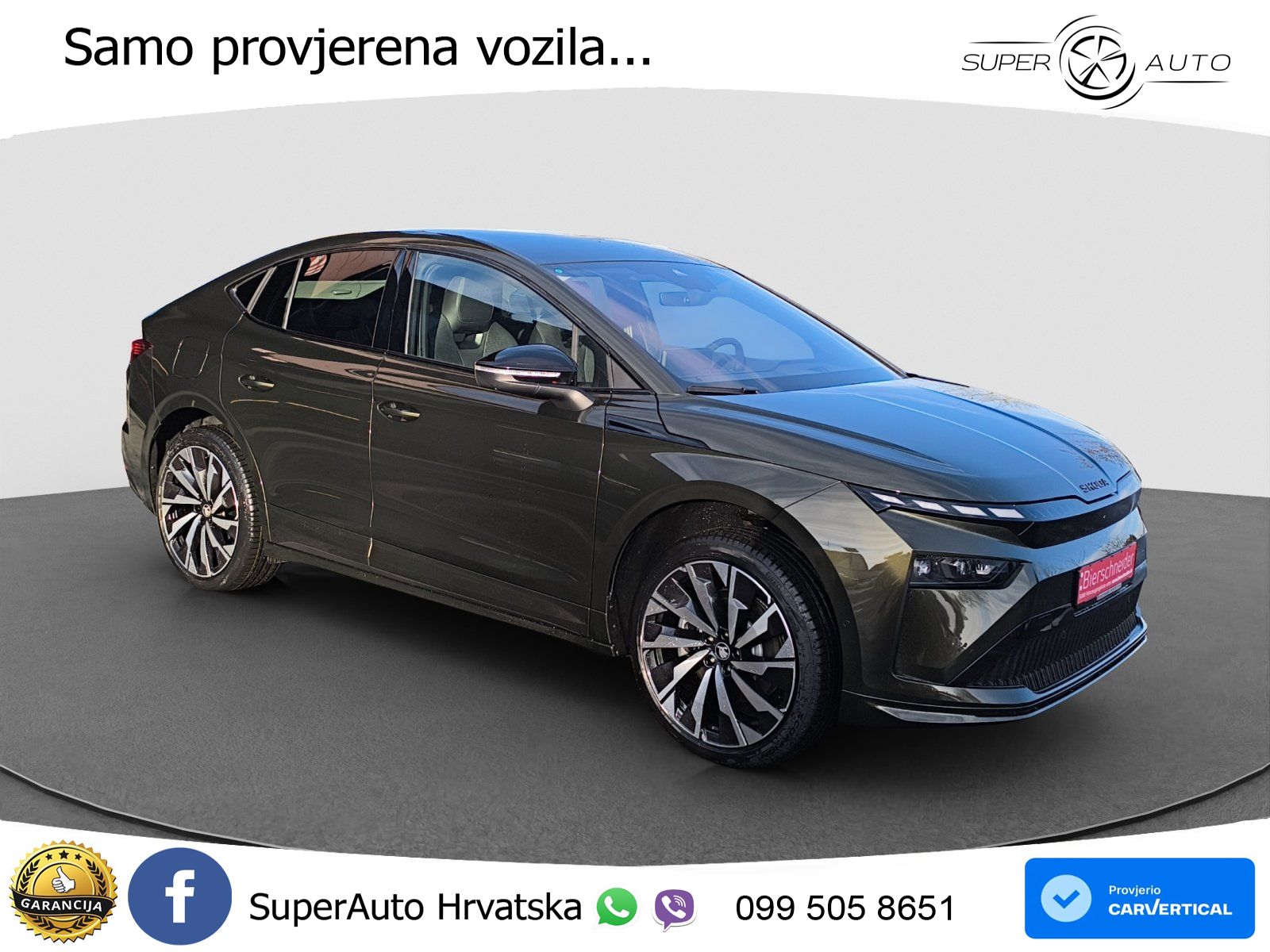 Škoda Enyaq Coupe 85x 82 kWh (286 KS) AWD SportLine LED+GR SJED+ACC