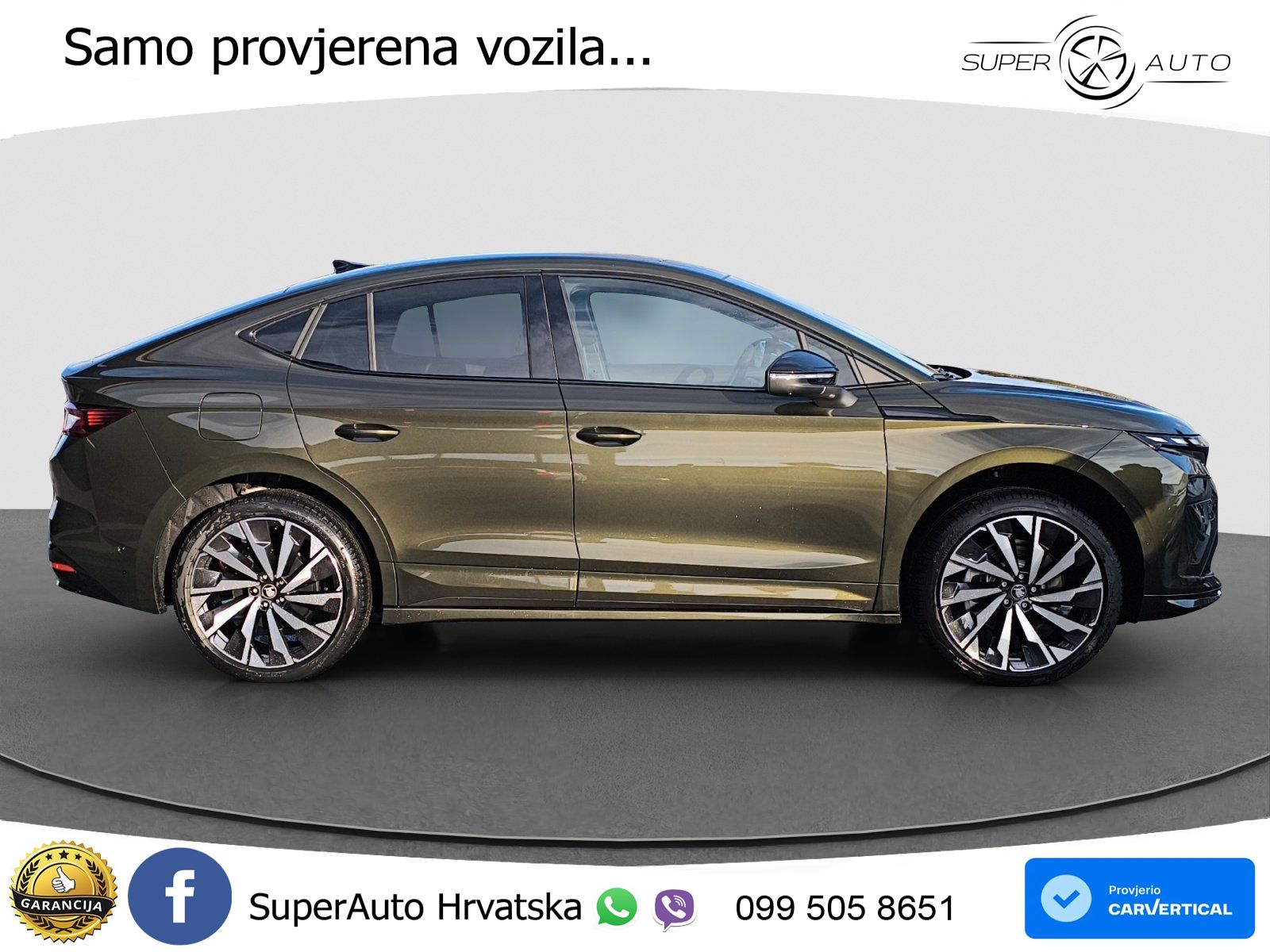 Škoda Enyaq Coupe 85x 82 kWh (286 KS) AWD SportLine LED+GR SJED+ACC