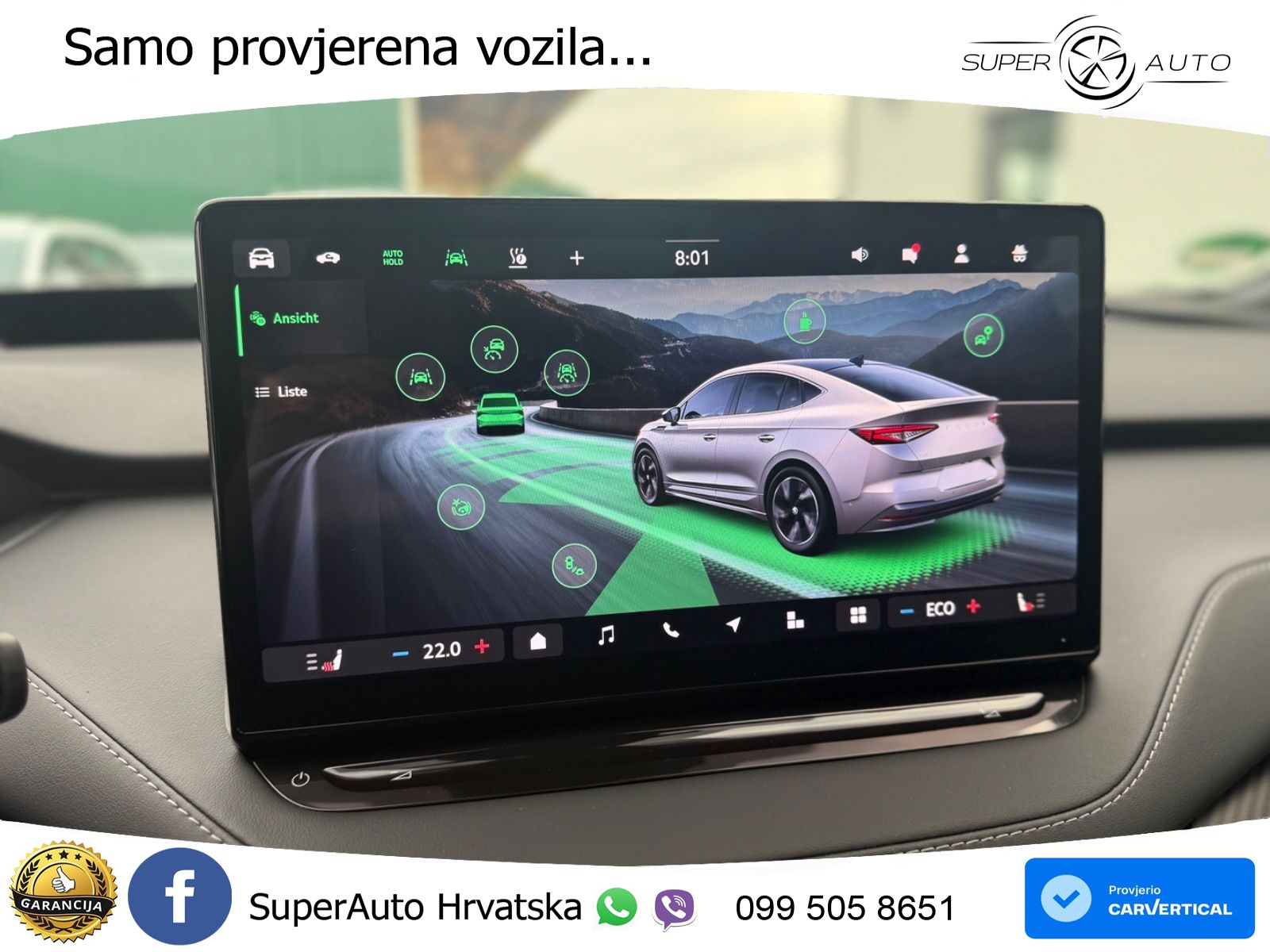 Škoda Enyaq Coupe iV 85 82 kWh (286 KS) SportLine LED+GR SJED+ACC