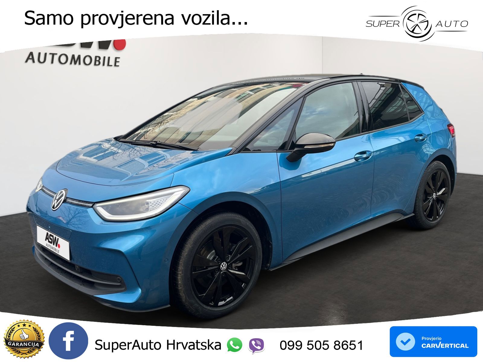 Volkswagen ID.3 Pure 55 kWh (170 KS)