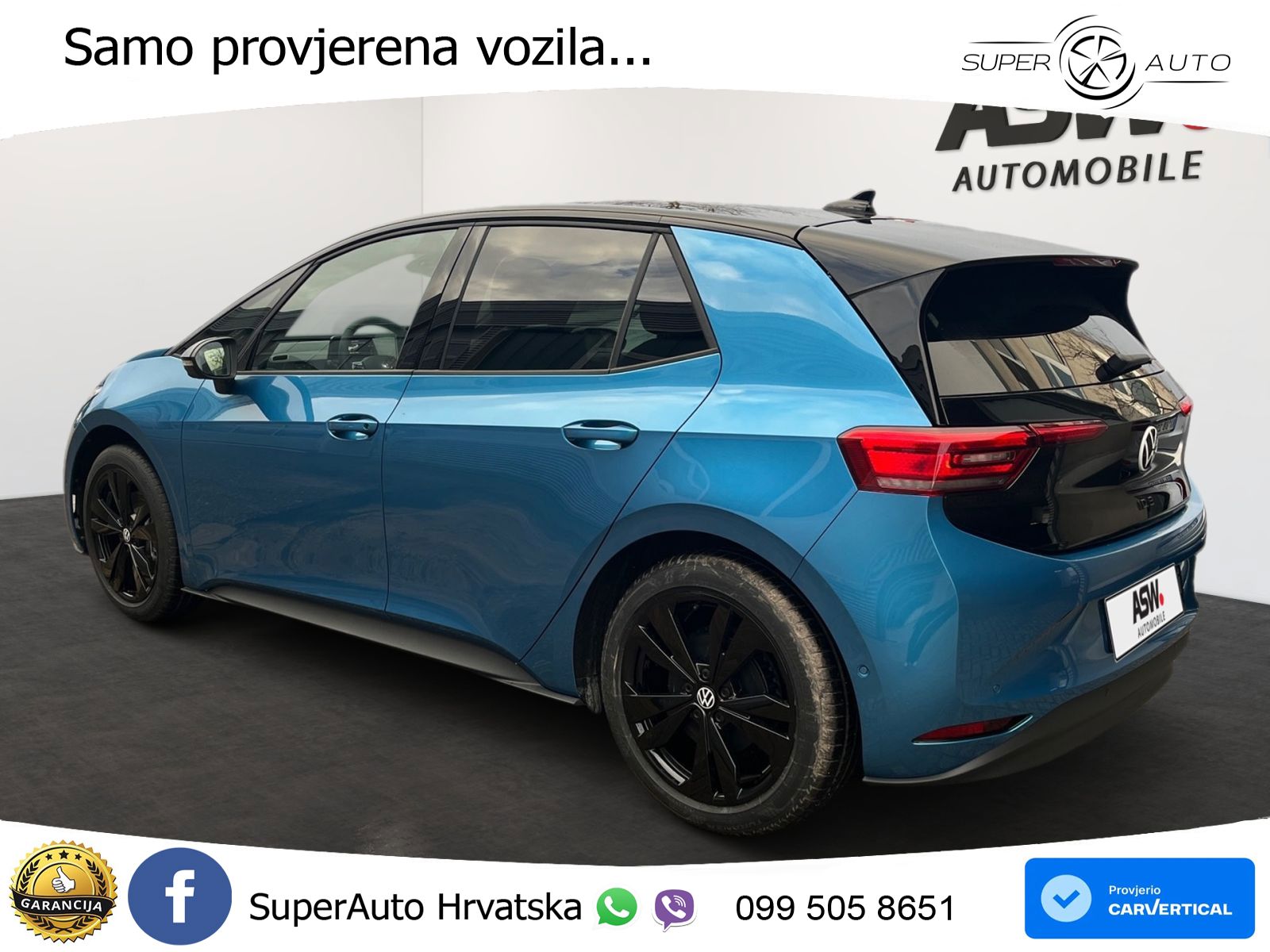Volkswagen ID.3 Pure 55 kWh (170 KS)