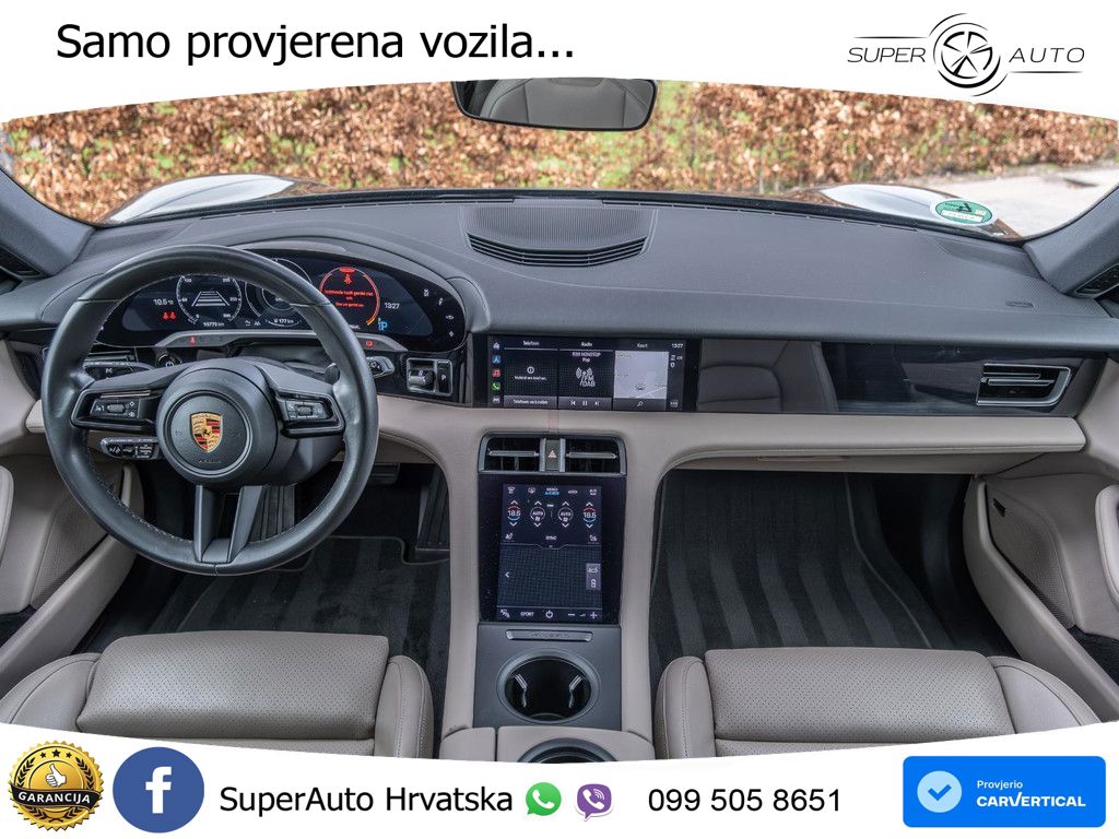 Porsche Taycan Sport Turismo Performance Plus 93.4 kWh (476 KS) LED+GR SJED+ACC