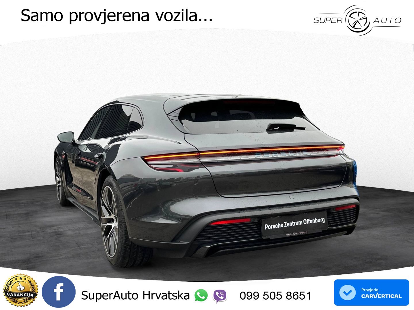 Porsche Taycan Sport Turismo 105 kWh (435 KS)