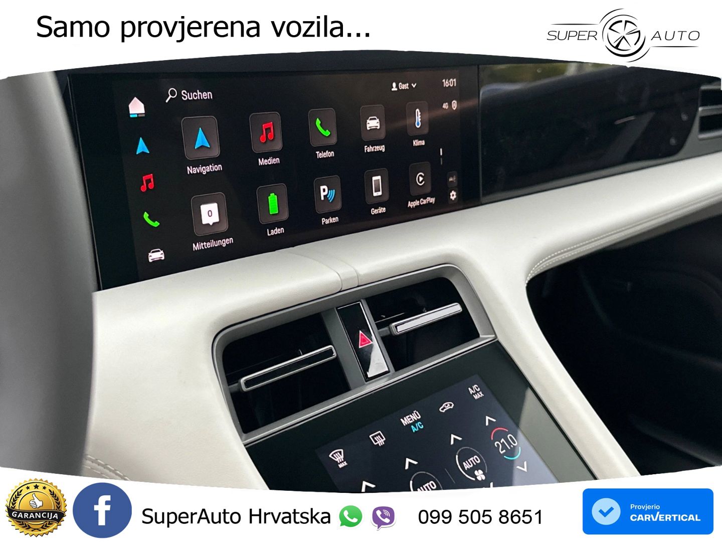 Porsche Taycan Sport Turismo 105 kWh (435 KS)