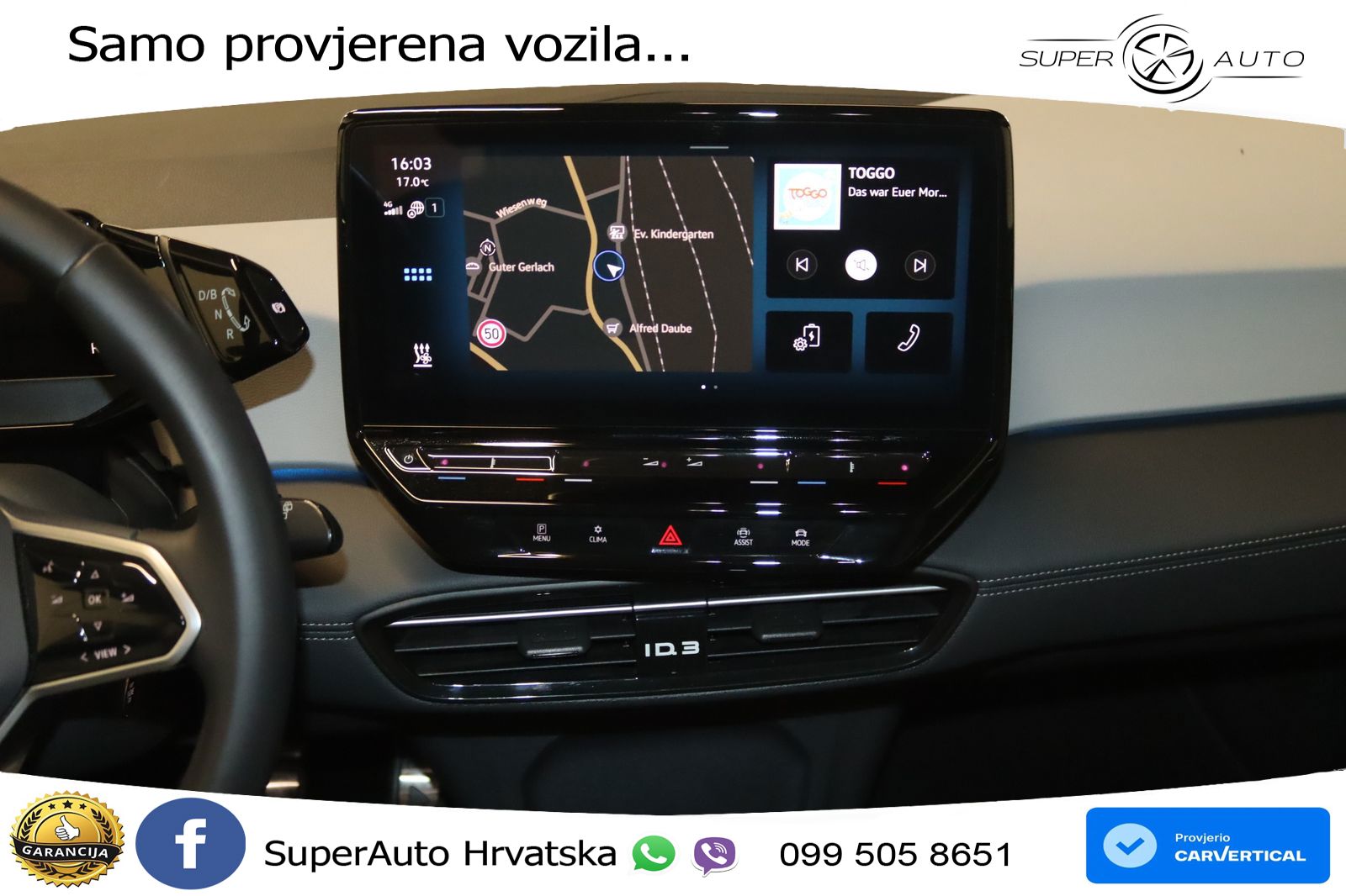Volkswagen ID.3 Pro 62 kWh (204 KS) LED+GR SJED+ACC