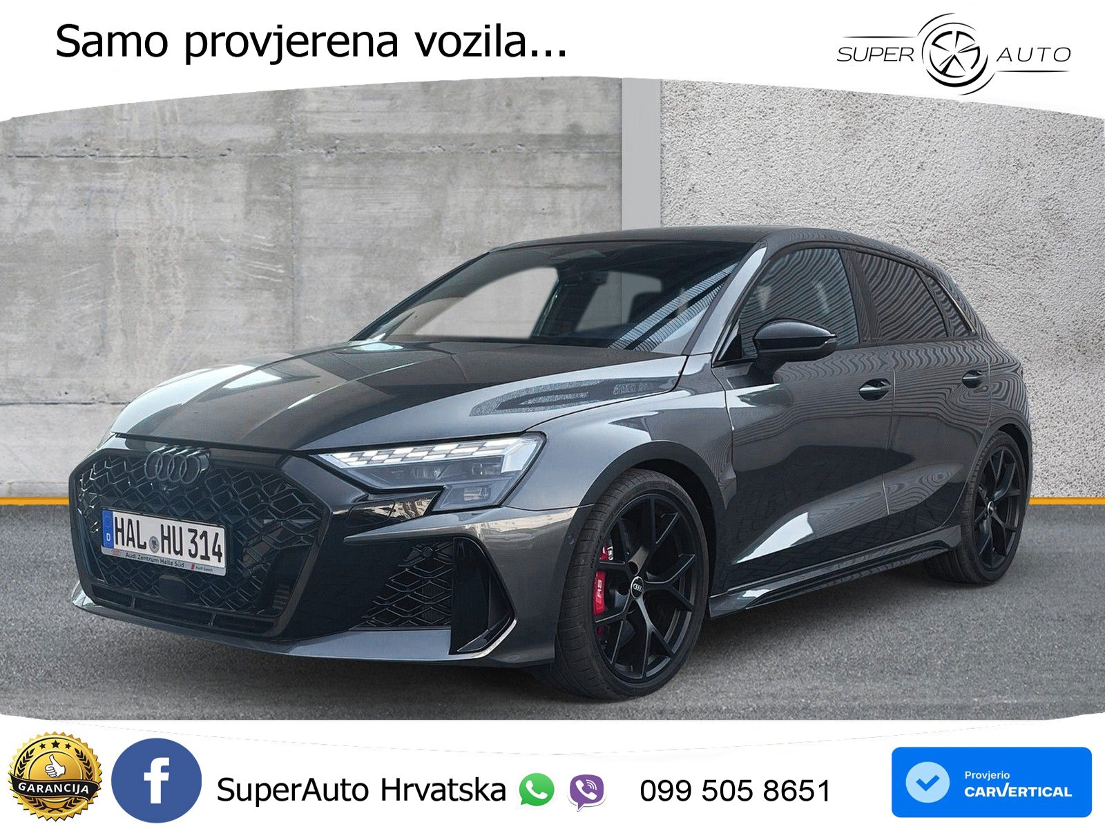 Audi RS3 Sedan 2.5 TFSI (400 KS) quattro S tronic LED+GR SJED+ACC
