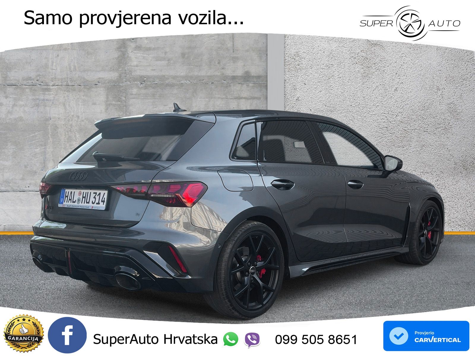 Audi RS3 Sedan 2.5 TFSI (400 KS) quattro S tronic LED+GR SJED+ACC