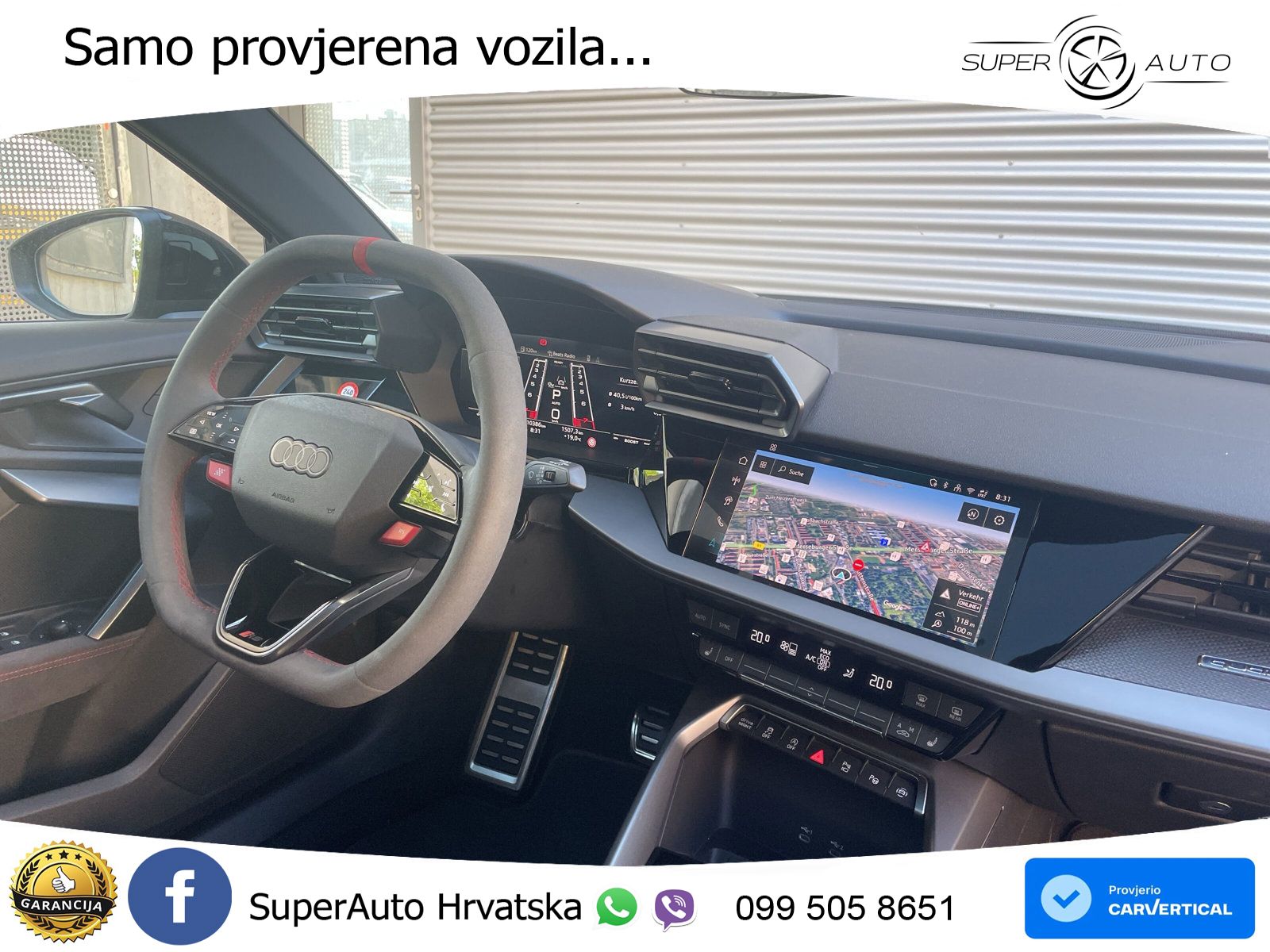 Audi RS3 Sedan 2.5 TFSI (400 KS) quattro S tronic LED+GR SJED+ACC