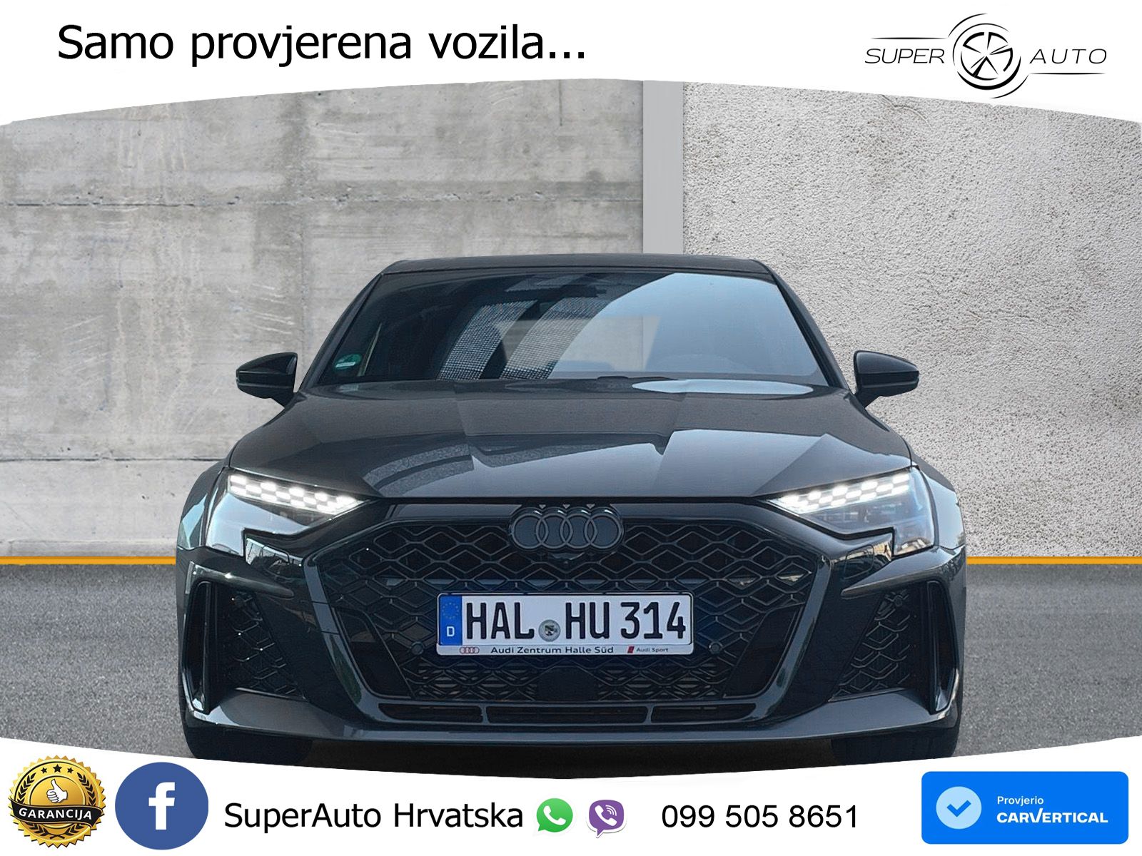 Audi RS3 Sedan 2.5 TFSI (400 KS) quattro S tronic LED+GR SJED+ACC