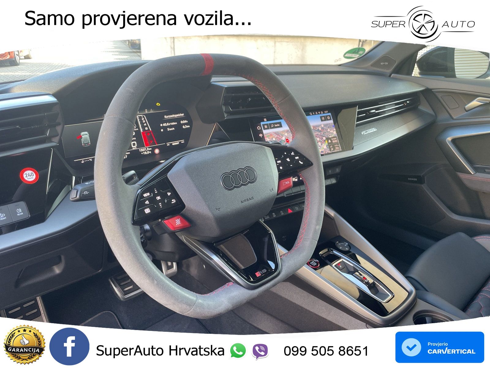 Audi RS3 Sedan 2.5 TFSI (400 KS) quattro S tronic LED+GR SJED+ACC