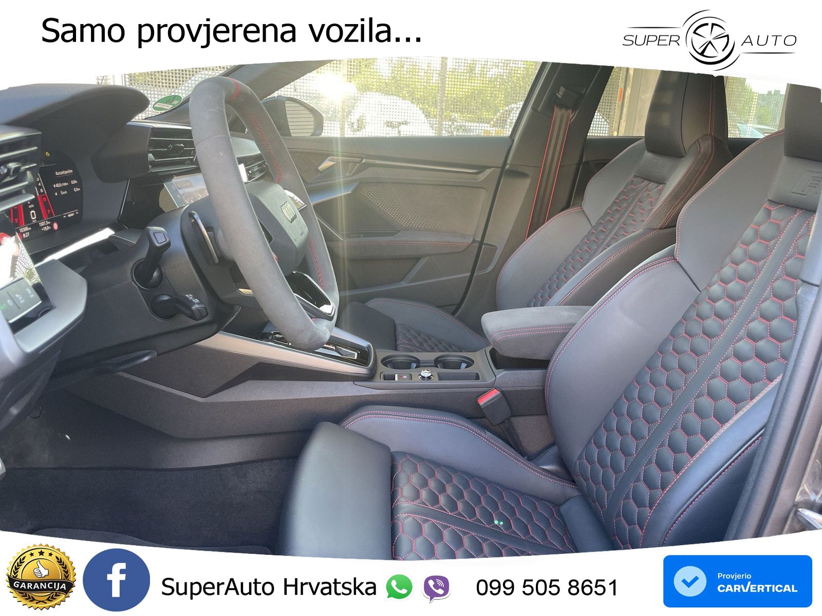 Audi RS3 Sedan 2.5 TFSI (400 KS) quattro S tronic LED+GR SJED+ACC