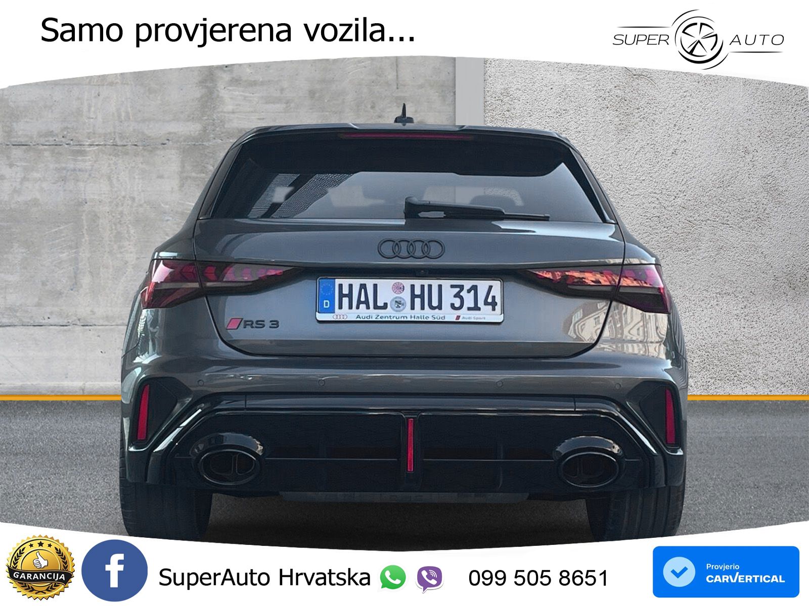 Audi RS3 Sedan 2.5 TFSI (400 KS) quattro S tronic LED+GR SJED+ACC