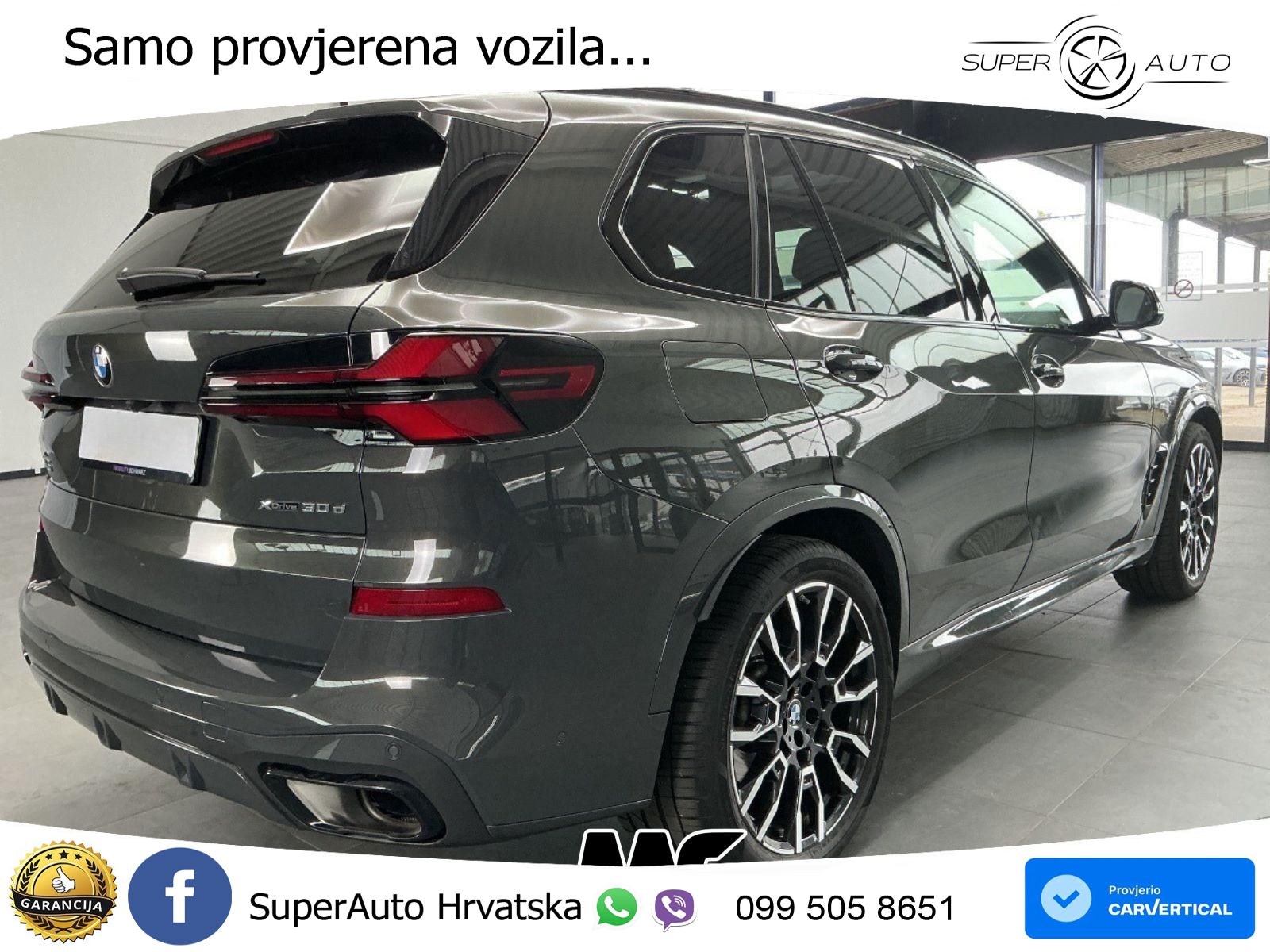 BMW X5 30d (298 KS) xDrive Steptronic M Sport ZRAČNI+ACC+GR SJED+KAM+PANO