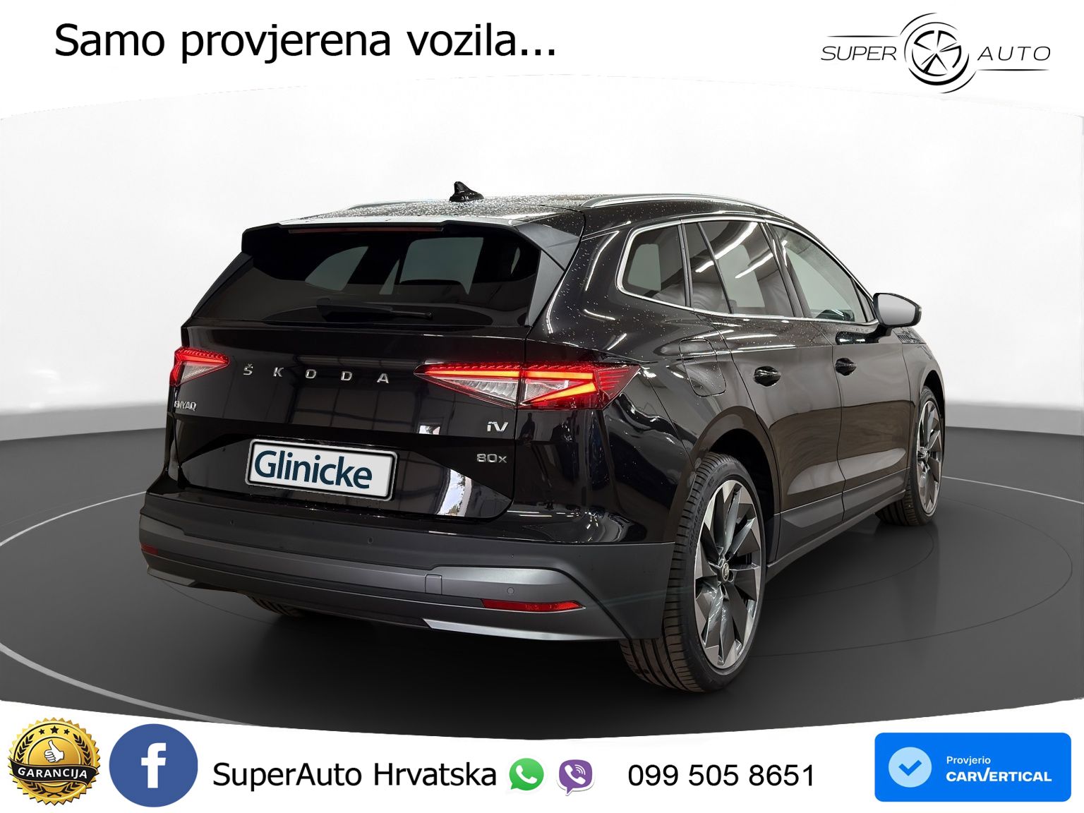 Škoda Enyaq iV 80x 82 kWh (265 KS) AWD Suite LED+GR SJED+ACC
