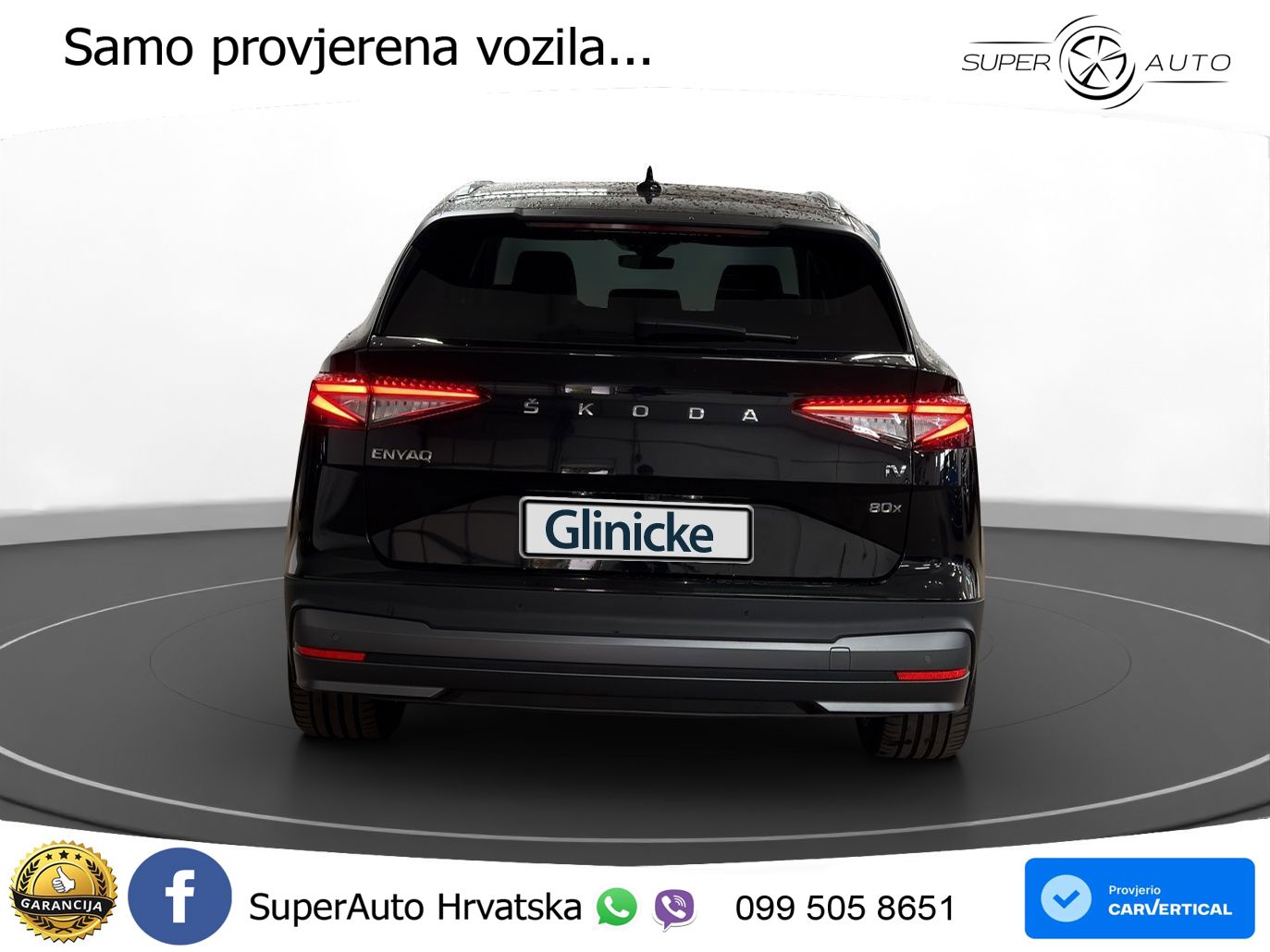 Škoda Enyaq iV 80x 82 kWh (265 KS) AWD Suite LED+GR SJED+ACC