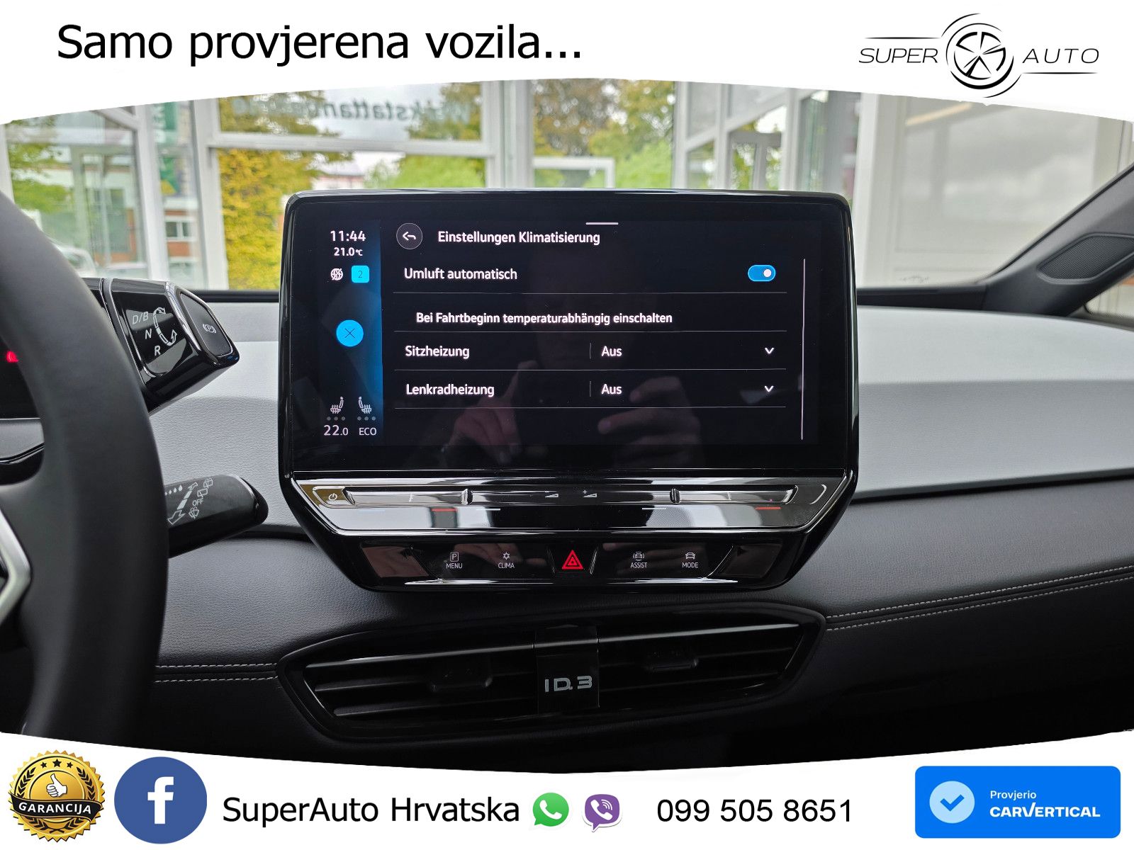 Volkswagen ID.3 Pro 62 kWh (204 KS) LED+GR SJED+ACC