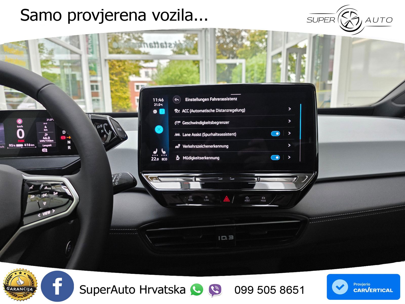 Volkswagen ID.3 Pro 62 kWh (204 KS) LED+GR SJED+ACC
