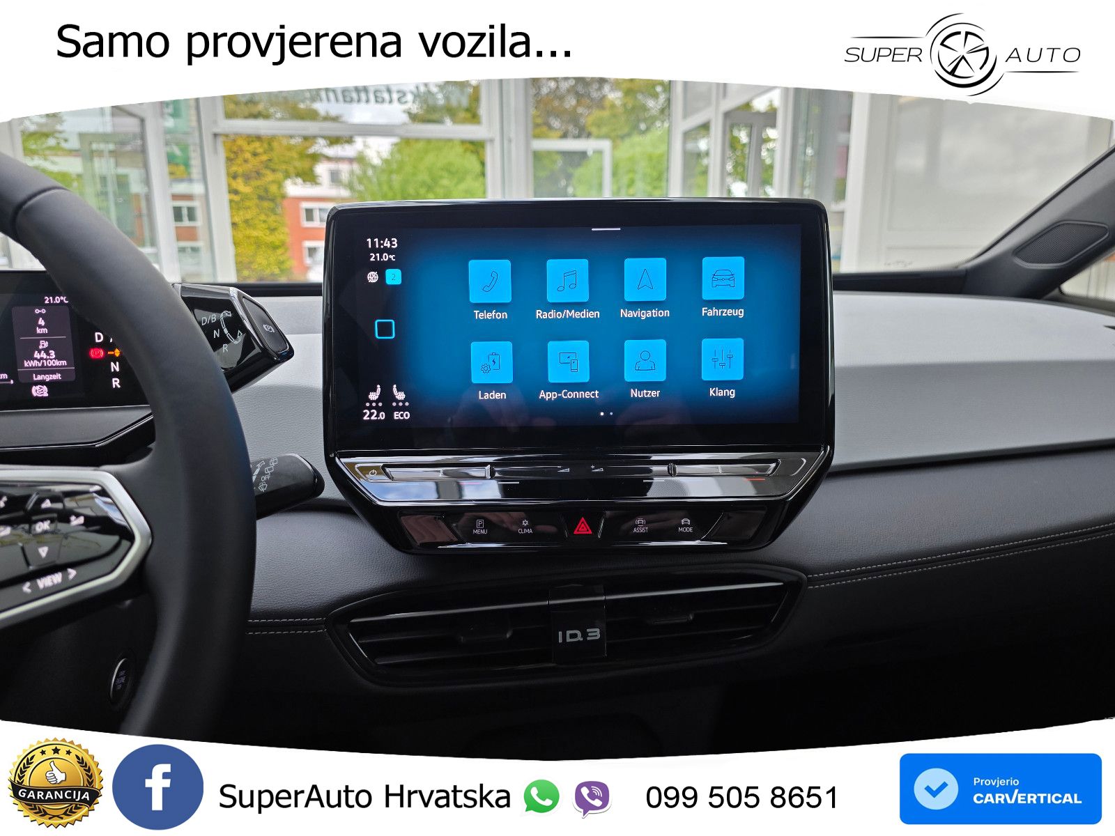 Volkswagen ID.3 Pro 62 kWh (204 KS) LED+GR SJED+ACC