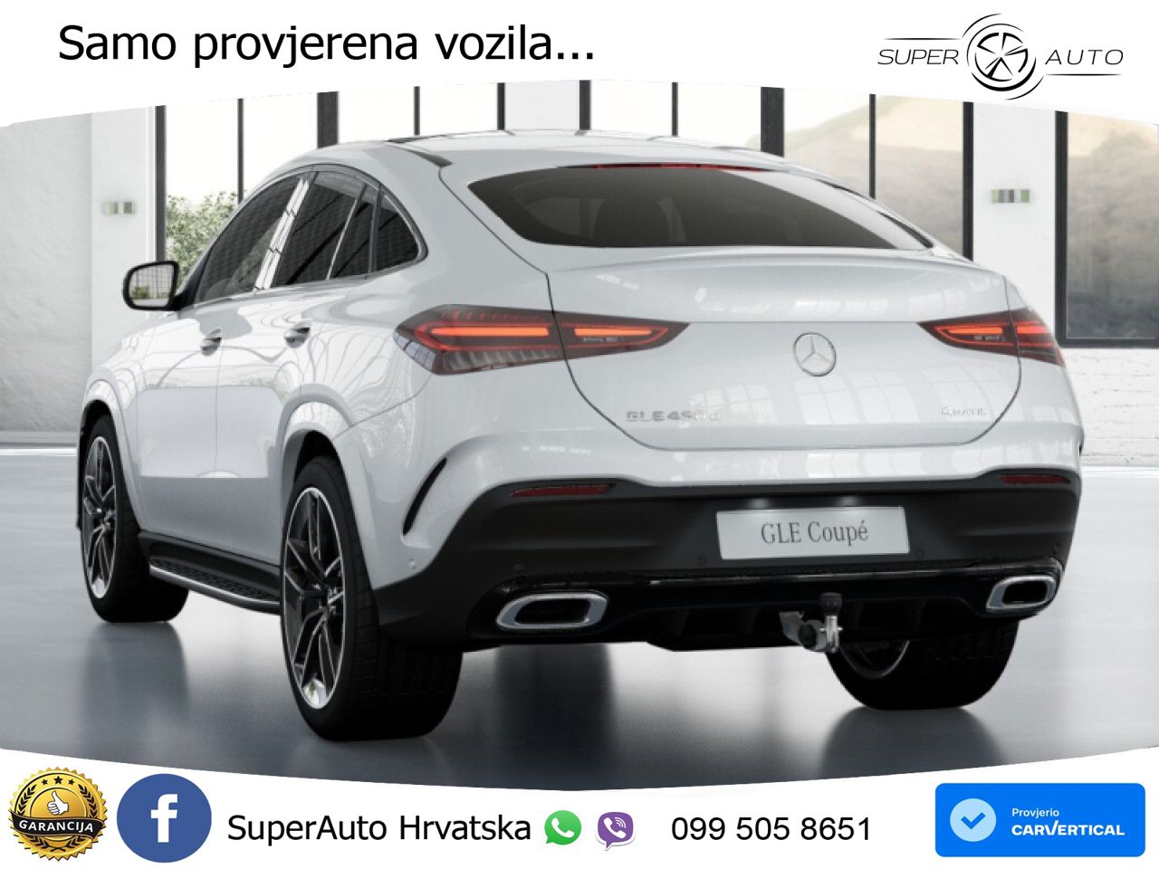 Mercedes GLE Coupe 450d (367 KS) EQ Boost 4MATIC 9G-TRONIC AMG LED+GR SJED+ACC