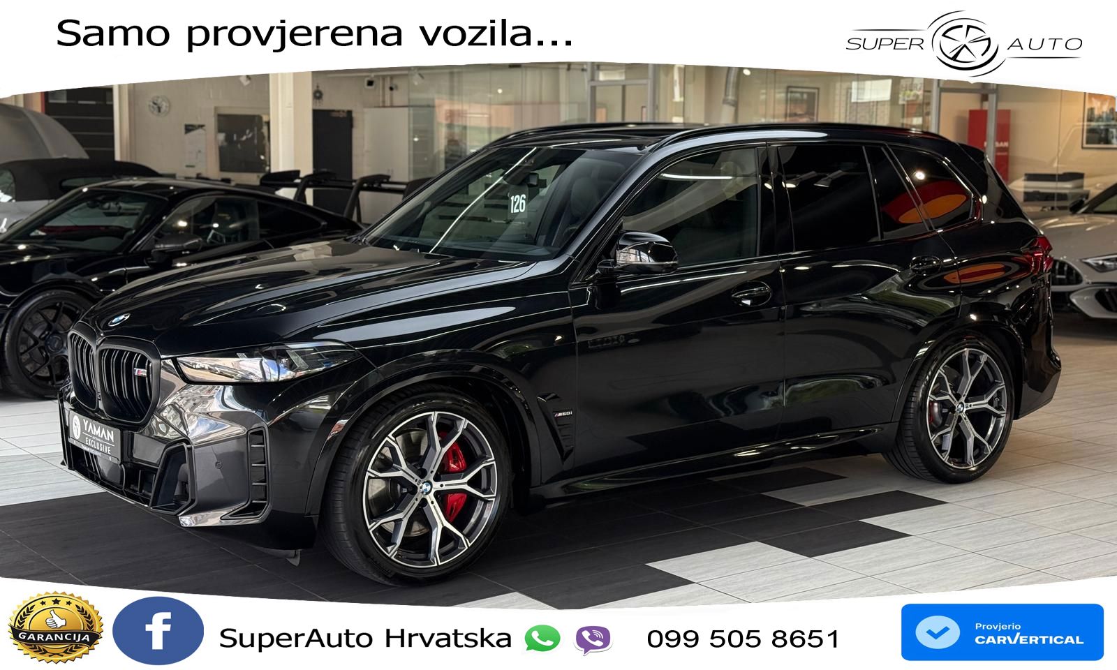 BMW X5 M60i V8 (530 KS) xDrive Steptronic ZRAČNI+ACC+GR SJED+KAM+PANO