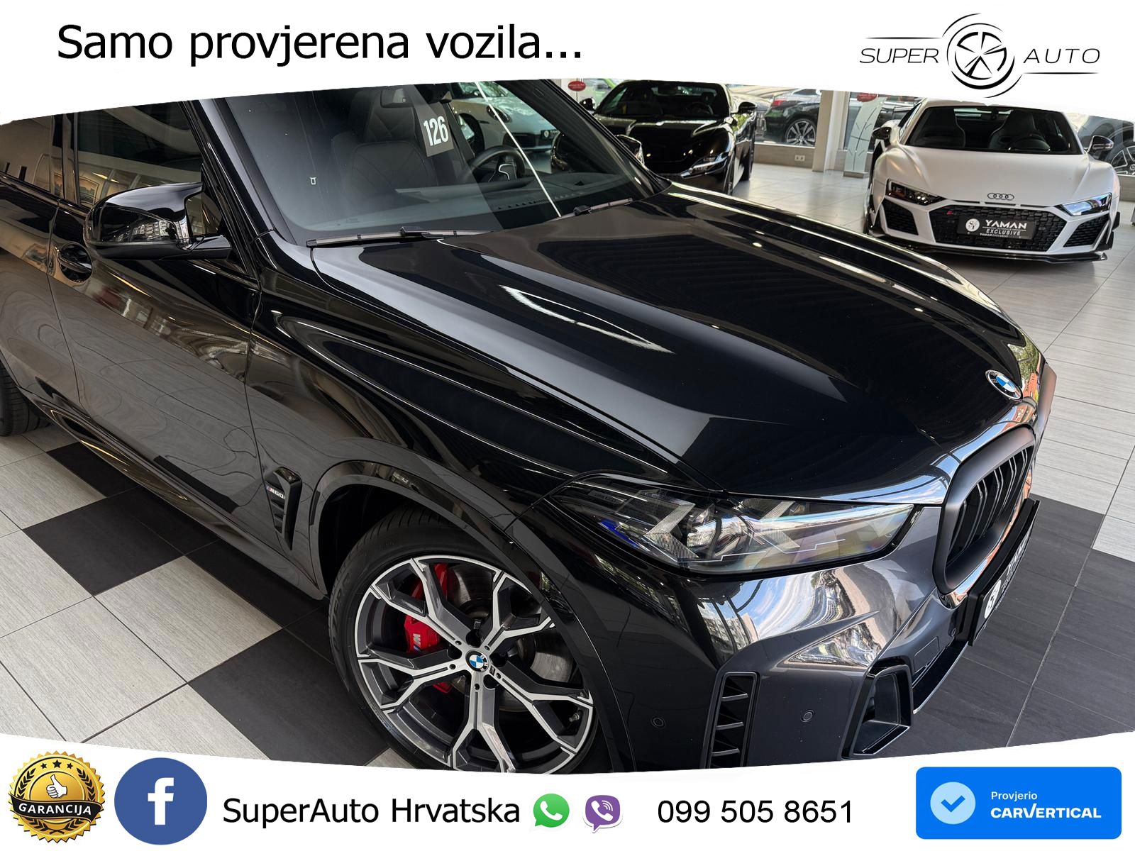 BMW X5 M60i V8 (530 KS) xDrive Steptronic ZRAČNI+ACC+GR SJED+KAM+PANO