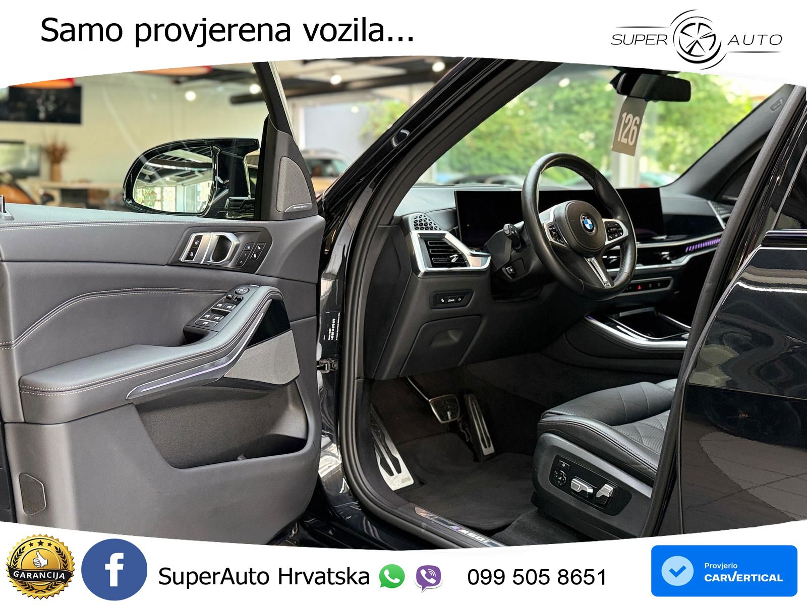 BMW X5 M60i V8 (530 KS) xDrive Steptronic ZRAČNI+ACC+GR SJED+KAM+PANO