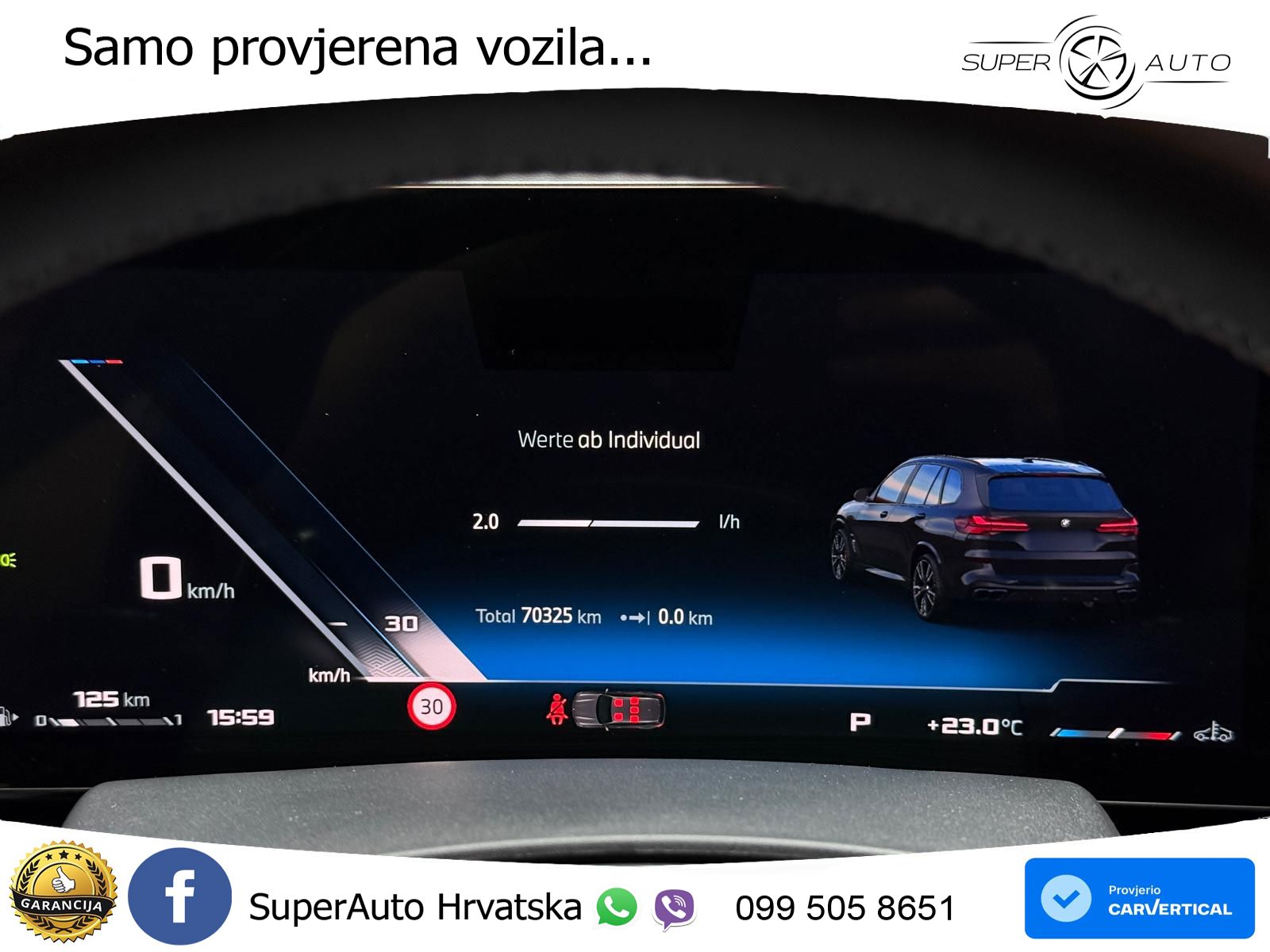 BMW X5 M60i V8 (530 KS) xDrive Steptronic ZRAČNI+ACC+GR SJED+KAM+PANO