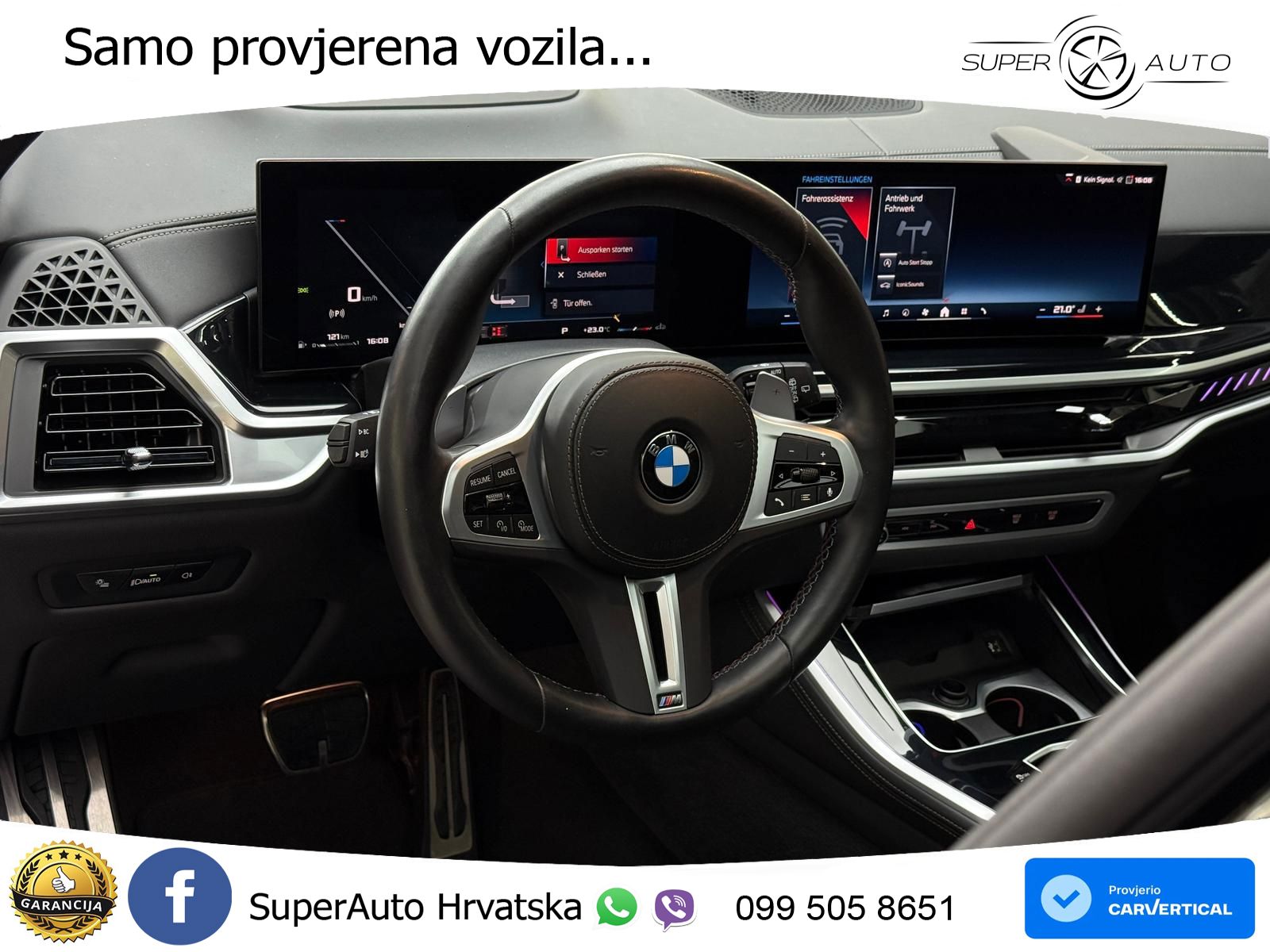 BMW X5 M60i V8 (530 KS) xDrive Steptronic ZRAČNI+ACC+GR SJED+KAM+PANO