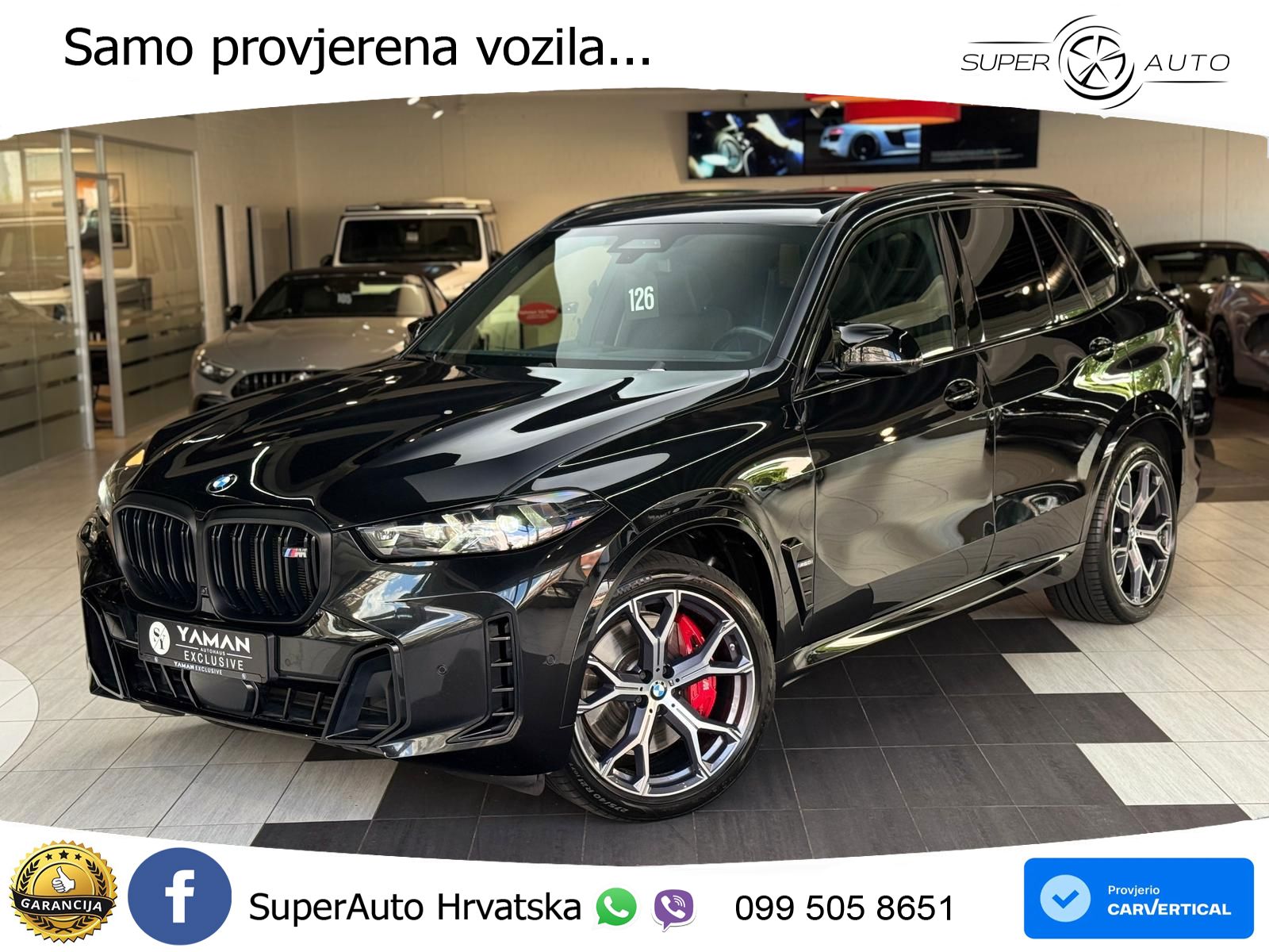 BMW X5 M60i V8 (530 KS) xDrive Steptronic ZRAČNI+ACC+GR SJED+KAM+PANO
