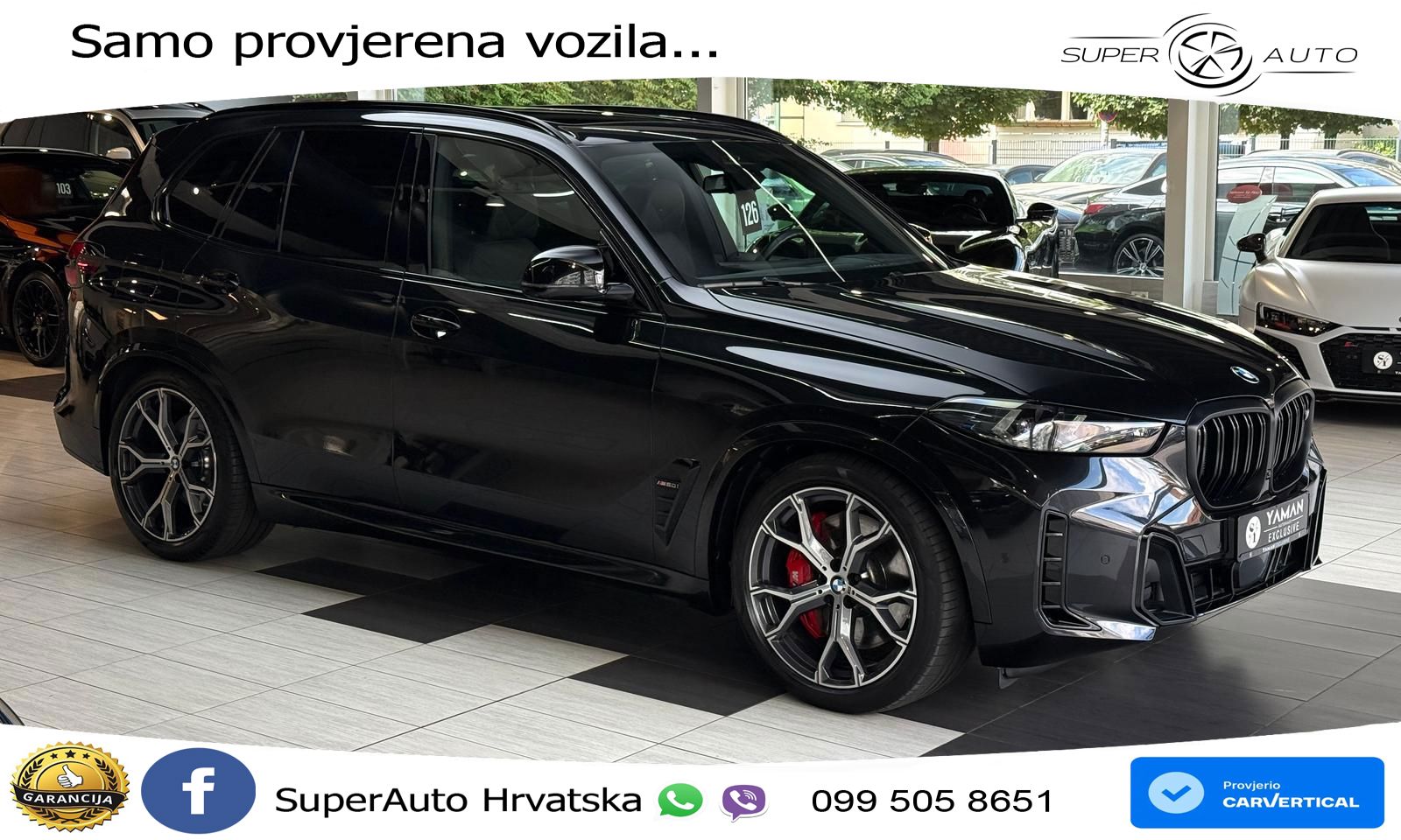 BMW X5 M60i V8 (530 KS) xDrive Steptronic ZRAČNI+ACC+GR SJED+KAM+PANO