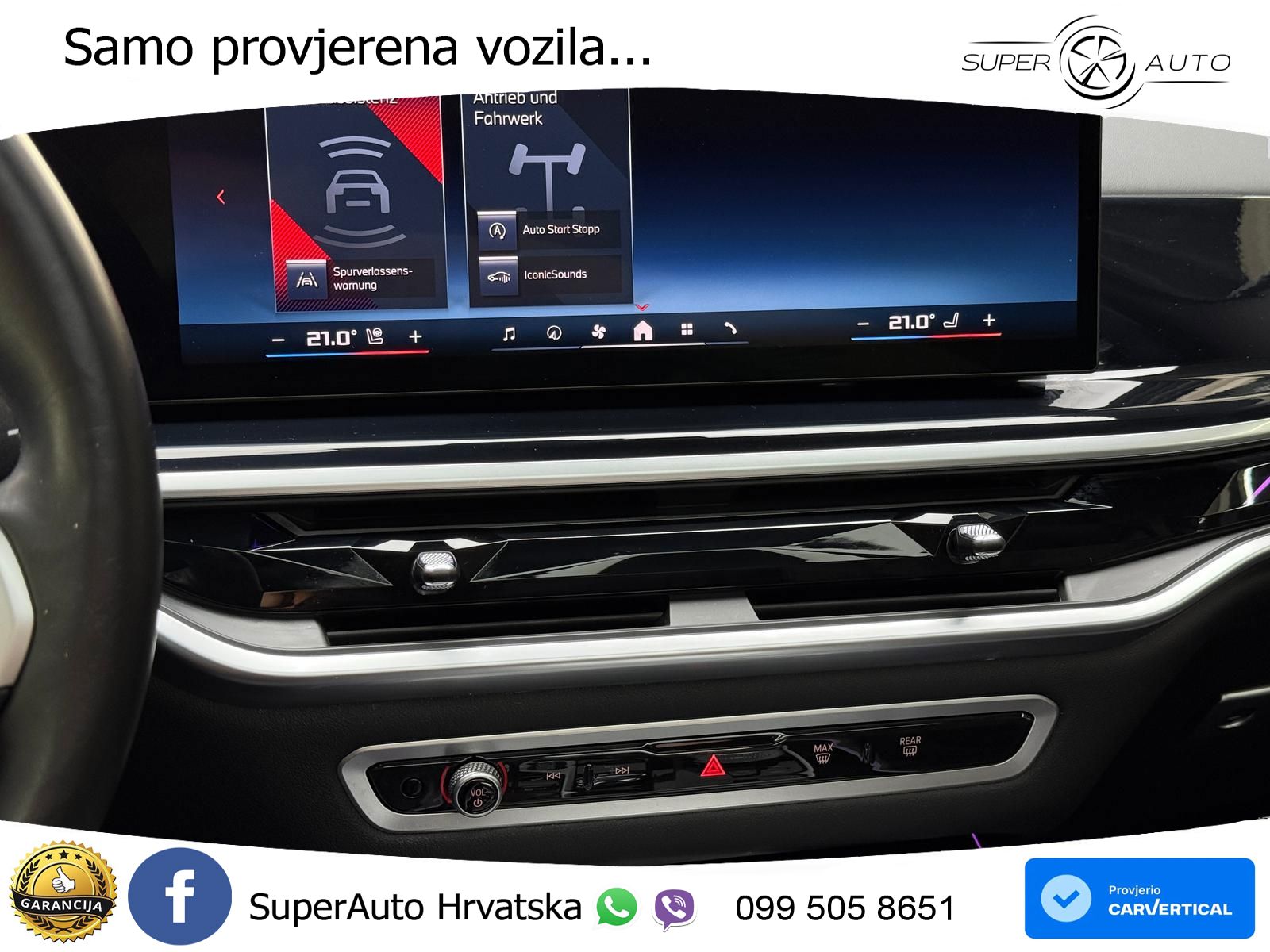 BMW X5 M60i V8 (530 KS) xDrive Steptronic ZRAČNI+ACC+GR SJED+KAM+PANO