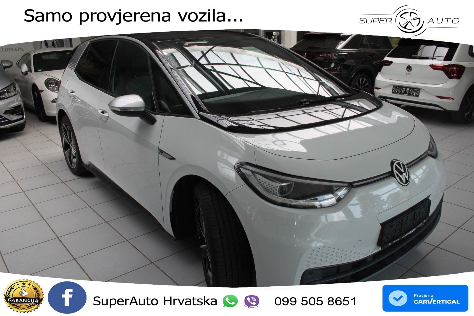 Volkswagen ID.3 Pro Performance 62 kWh (204 KS) LED+GR SJED+ACC