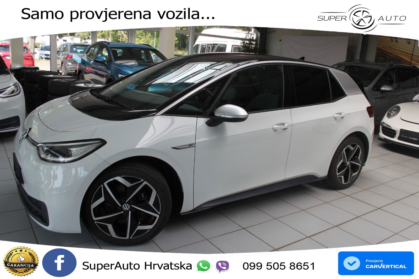 Volkswagen ID.3 Pro Performance 62 kWh (204 KS) LED+GR SJED+ACC