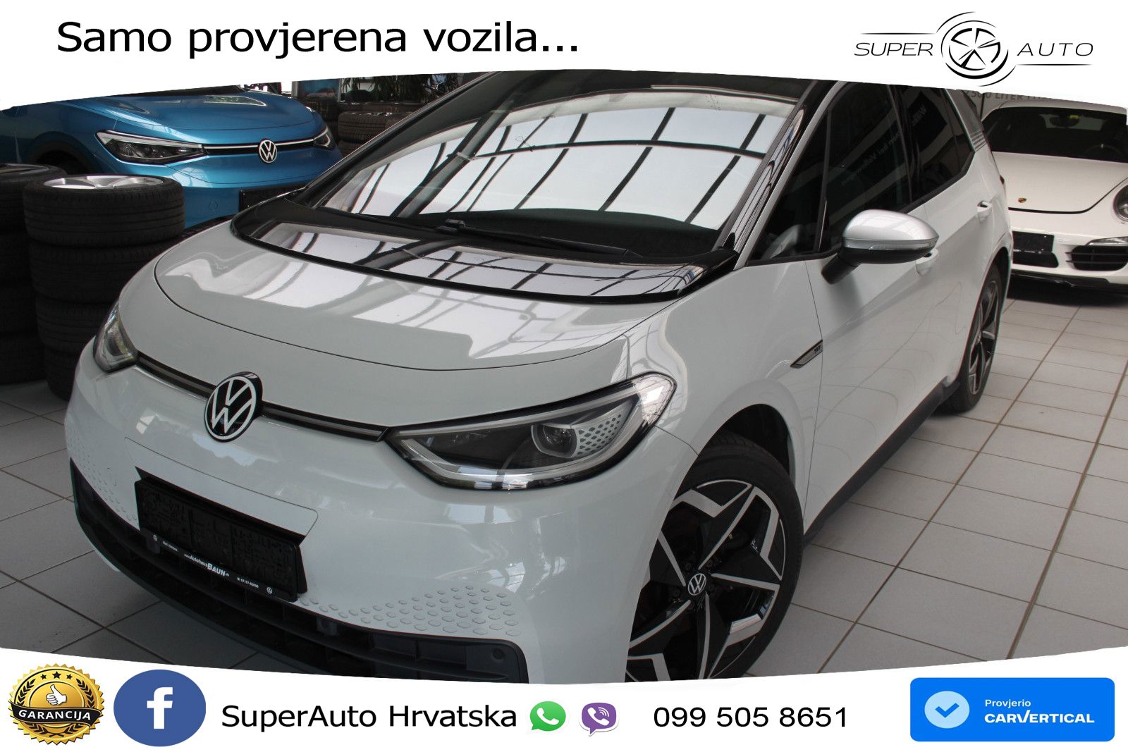 Volkswagen ID.3 Pro Performance 62 kWh (204 KS) LED+GR SJED+ACC