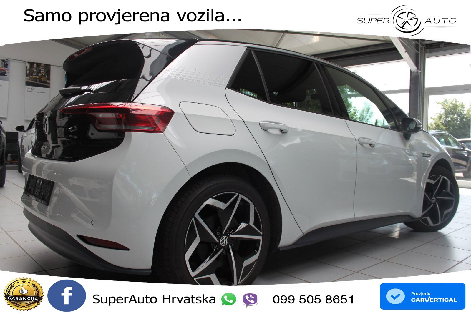 Volkswagen ID.3 Pro Performance 62 kWh (204 KS) LED+GR SJED+ACC
