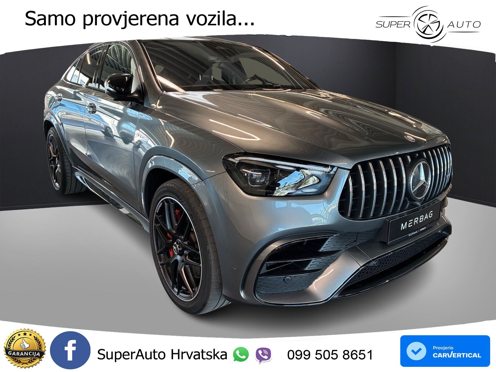Mercedes AMG GLE Coupe 63 S V8 (612 KS) EQ Boost 4MATIC+ AMG SPEEDSHIFT TCT 9G LED+GR SJED+ACC