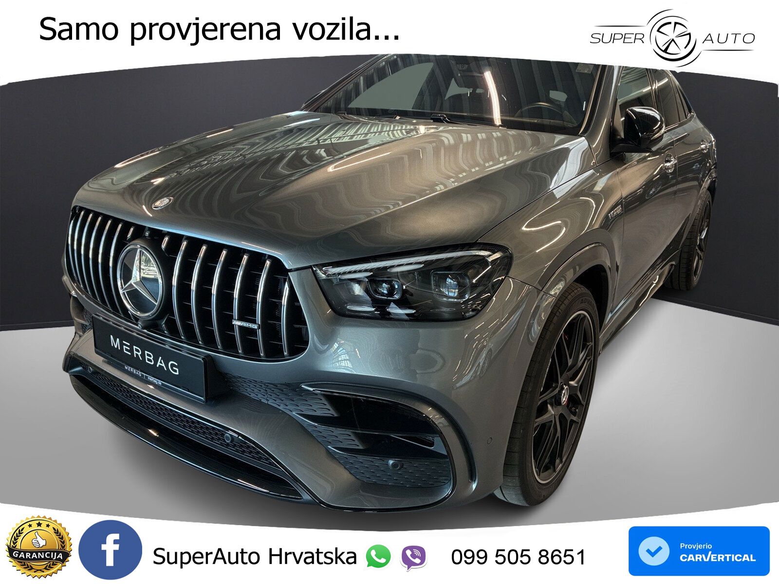 Mercedes AMG GLE Coupe 63 S V8 (612 KS) EQ Boost 4MATIC+ AMG SPEEDSHIFT TCT 9G LED+GR SJED+ACC
