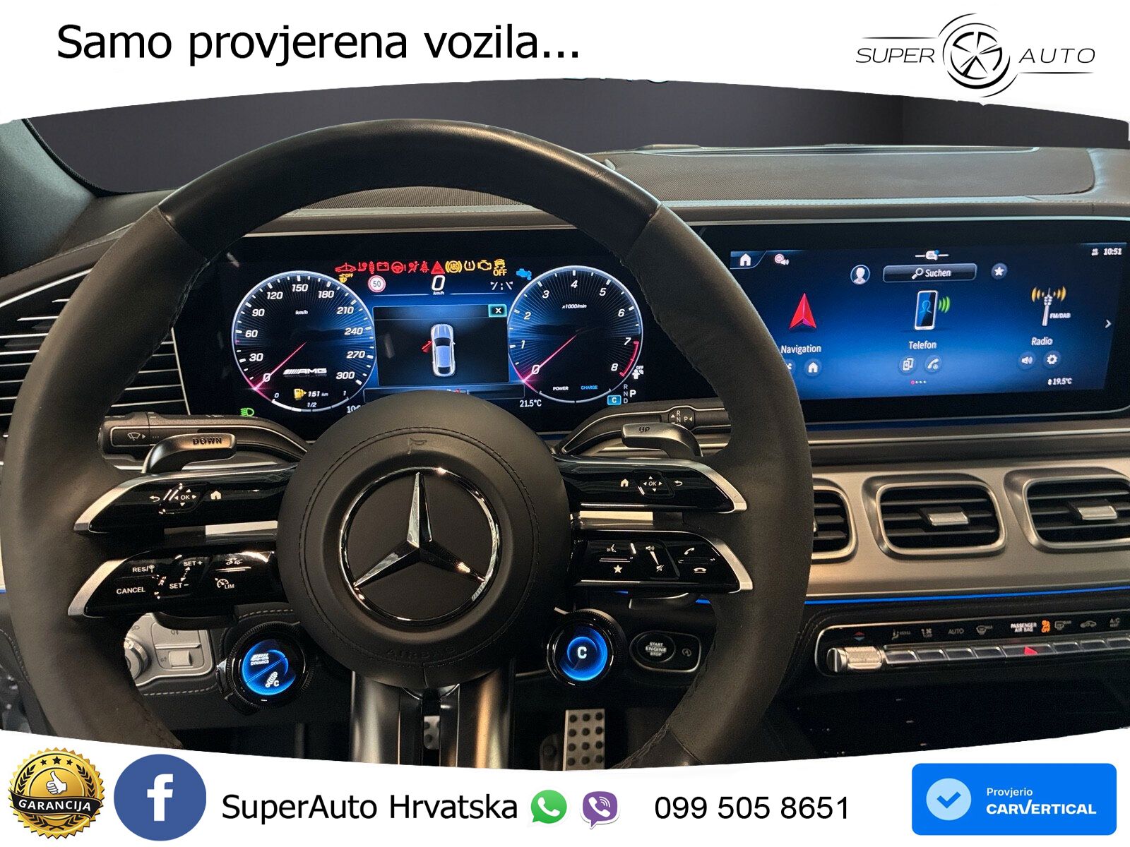 Mercedes AMG GLE Coupe 63 S V8 (612 KS) EQ Boost 4MATIC+ AMG SPEEDSHIFT TCT 9G LED+GR SJED+ACC
