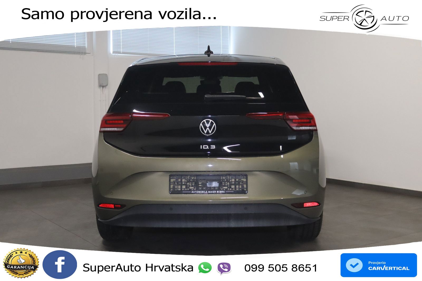Volkswagen ID.3 Pro 62 kWh (204 KS) LED+GR SJED+ACC