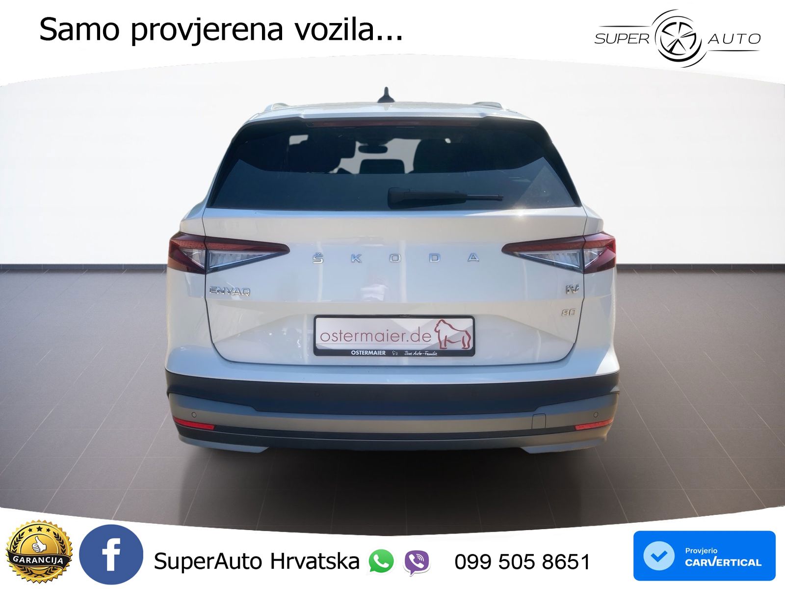 Škoda Enyaq iV 80 82 kWh (204 KS) LED+GR SJED+ACC